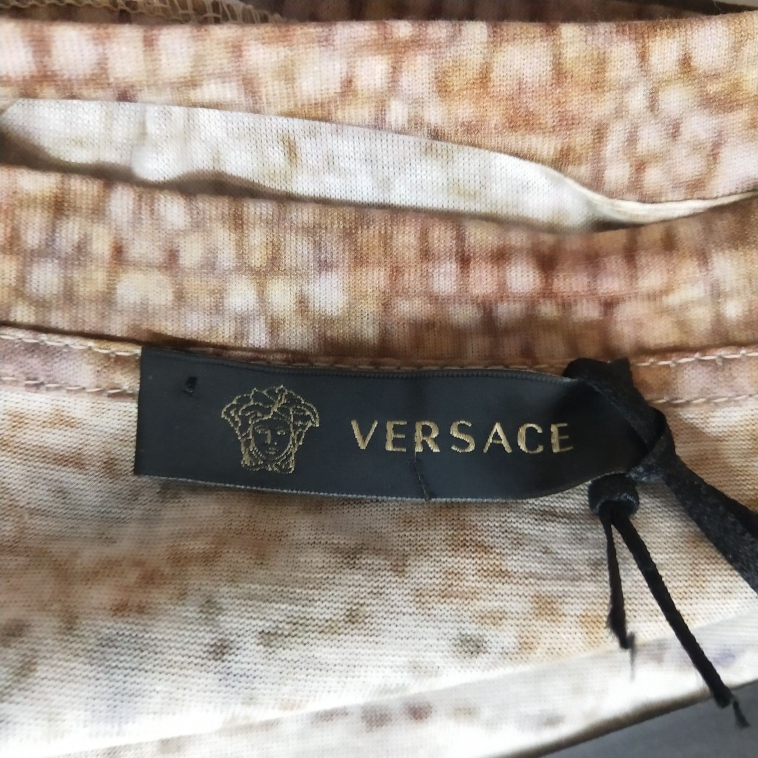 Versace Versace Men's XS Medusa Mosaic Print T-Shirt Size US S / EU 44-46 / 1 - 12 Thumbnail