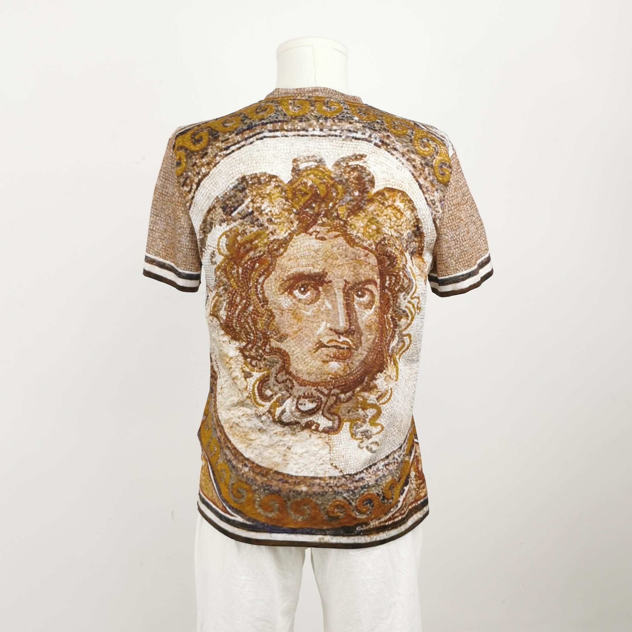 Versace Versace Men's XS Medusa Mosaic Print T-Shirt Size US S / EU 44-46 / 1 - 6 Thumbnail