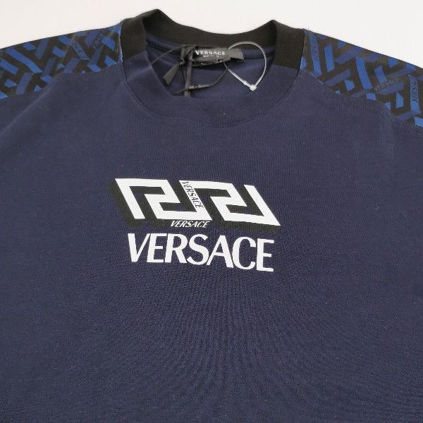Versace Versace Men's XS Cotton Letter Print Crewneck T-Shirt Size US S / EU 44-46 / 1 - 7 Thumbnail