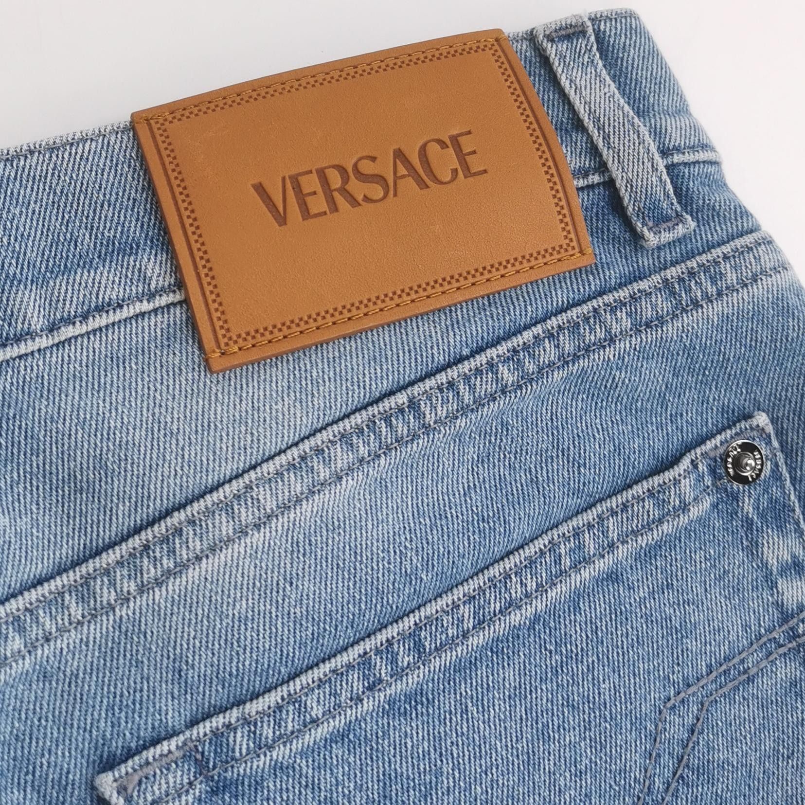 Versace Versace Cotton Denim Pants Size 31 S Size US 31 - 5 Thumbnail