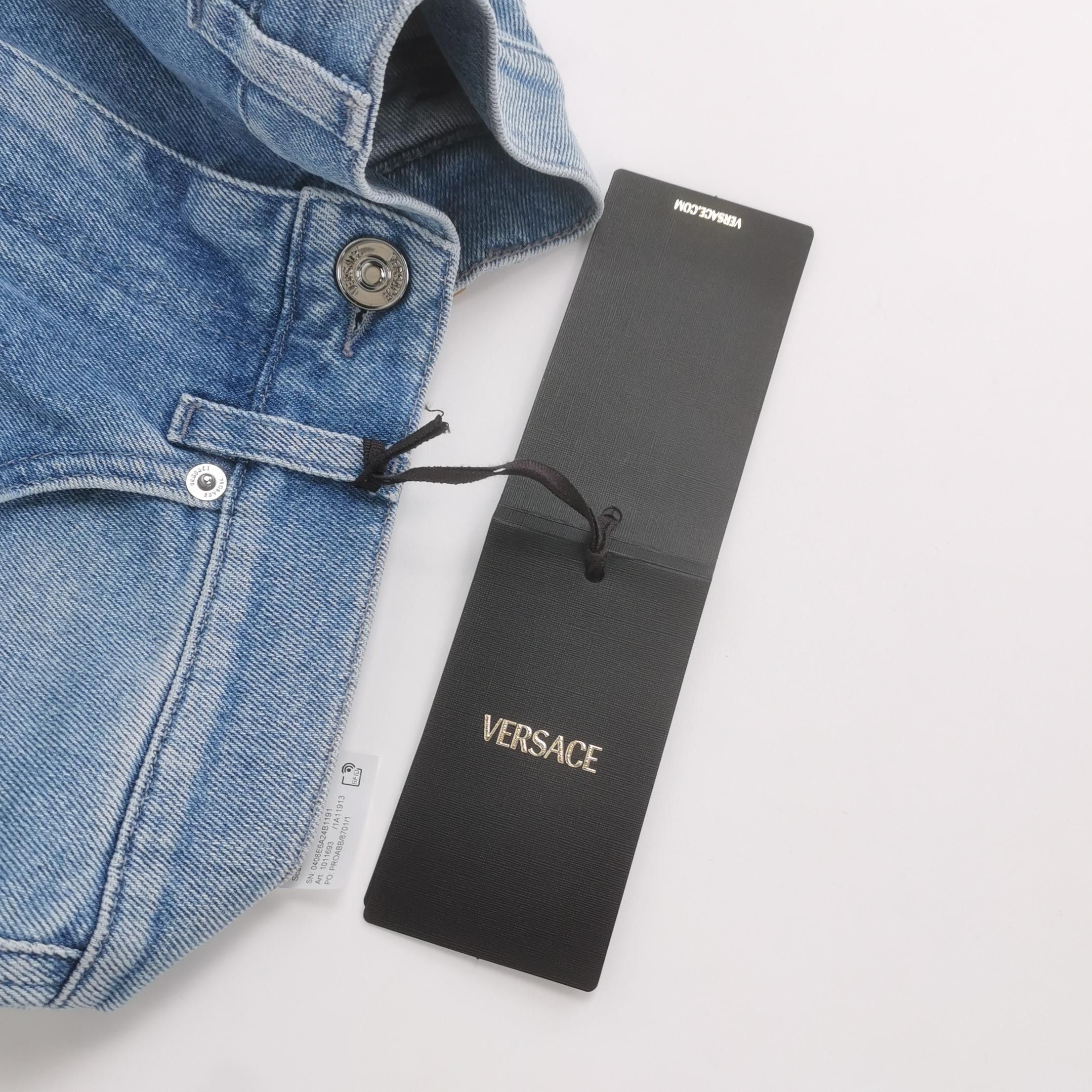 Versace Versace Cotton Denim Pants Size 31 S Size US 31 - 7 Thumbnail