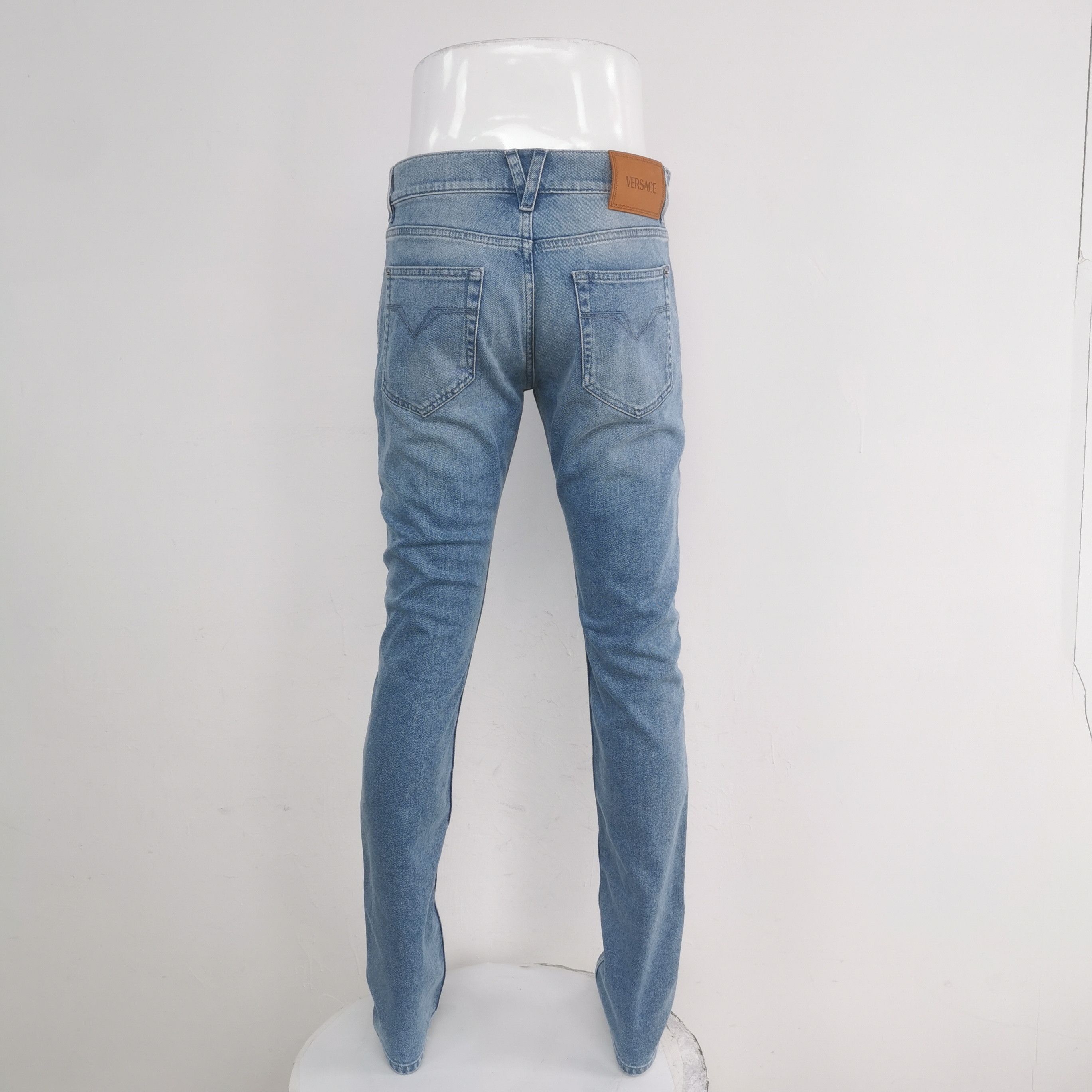 Versace Versace Cotton Denim Pants Size 31 S Size US 31 - 4 Thumbnail