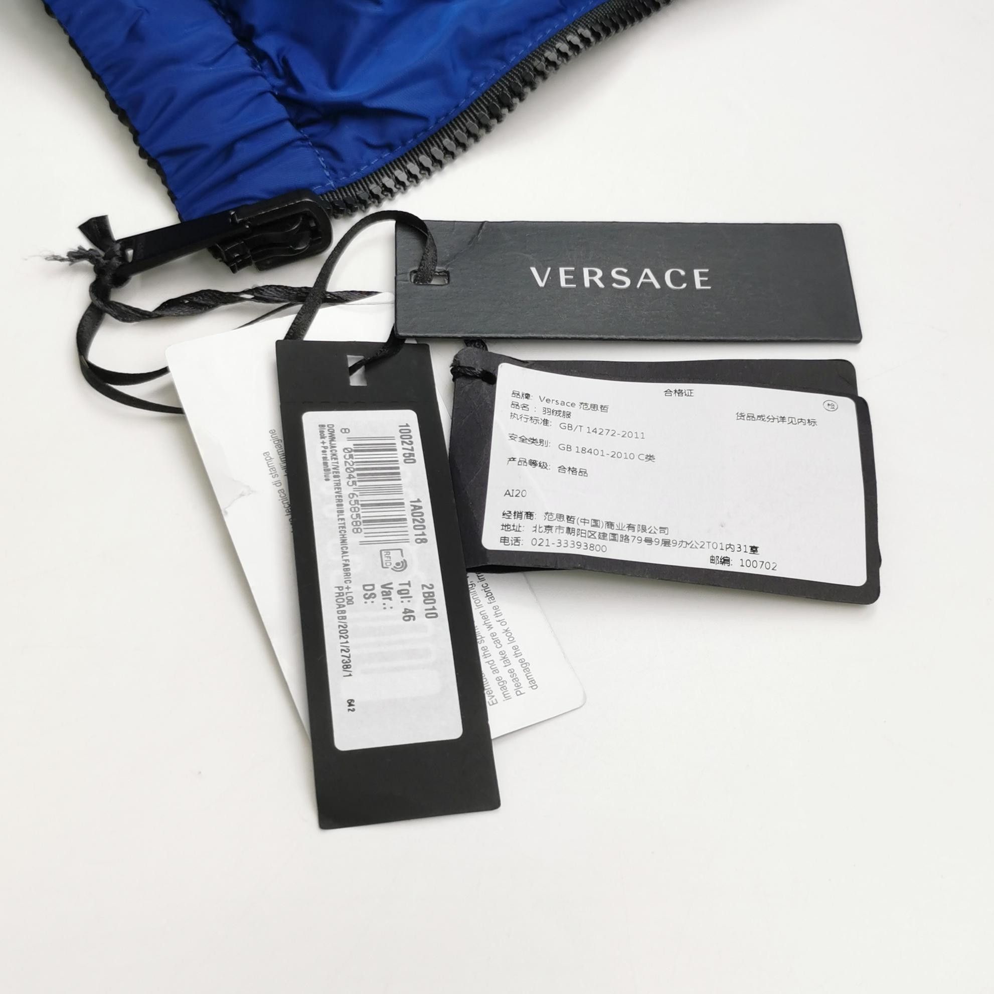 Versace Versace Color-Block Medusa Reversible Down Jacket Size US S / EU 44-46 / 1 - 14 Thumbnail