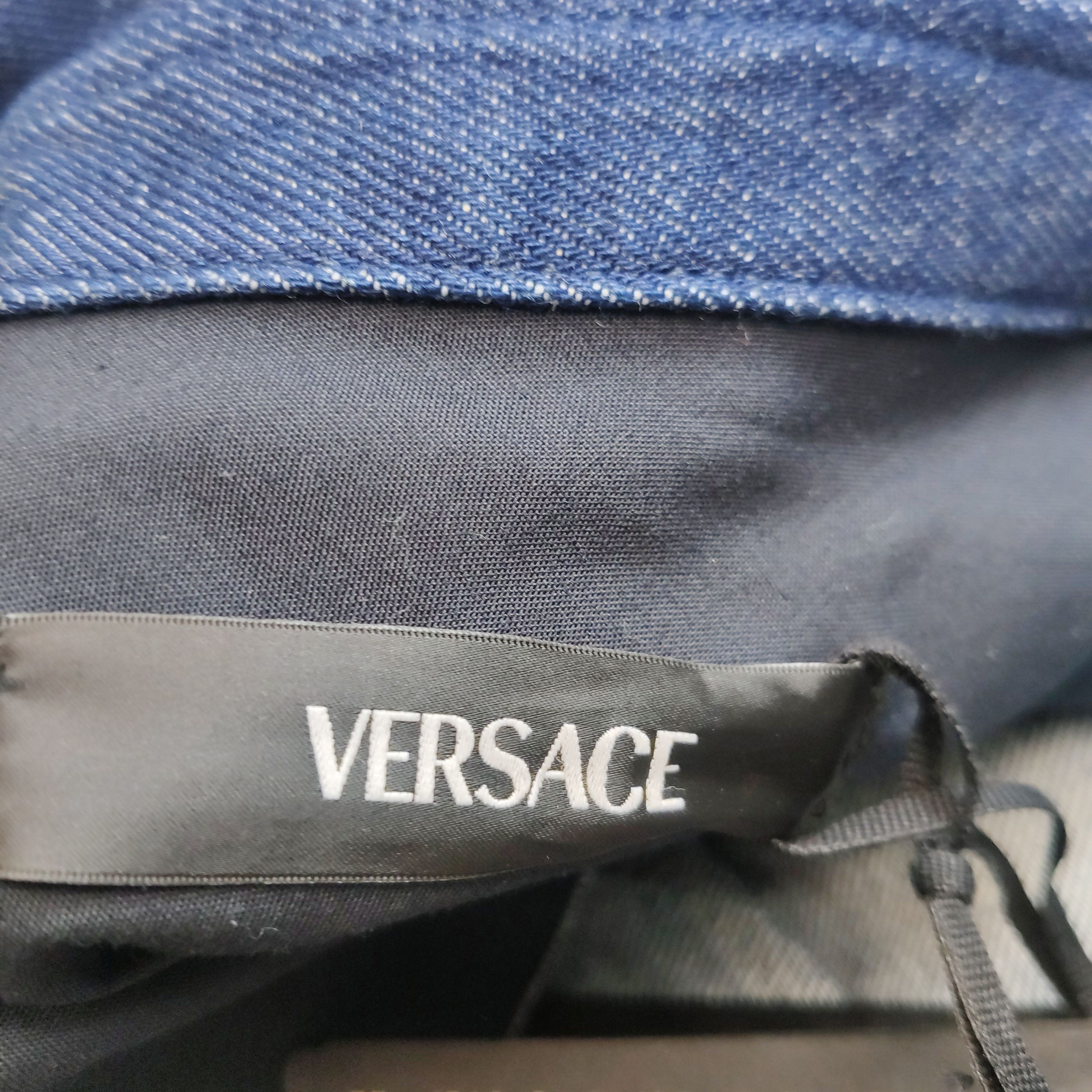 Versace Versace Cotton Single-Breasted Lapel Coat M Size US M / EU 48-50 / 2 - 11 Thumbnail