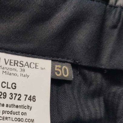 Versace Versace Wool Solid Color Pants L/50 Size US 35 - 12 Thumbnail