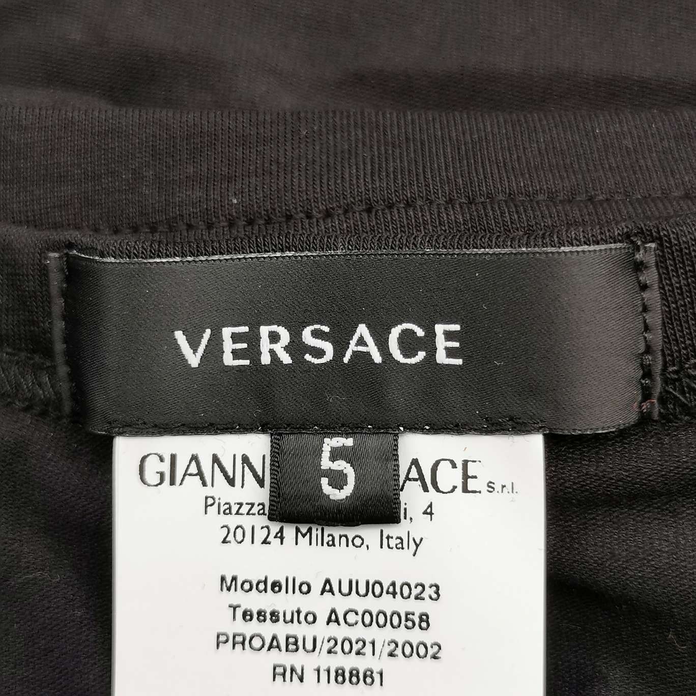 Versace Versace Cotton Logo Crewneck T-Shirt L Size US L / EU 52-54 / 3 - 9 Thumbnail