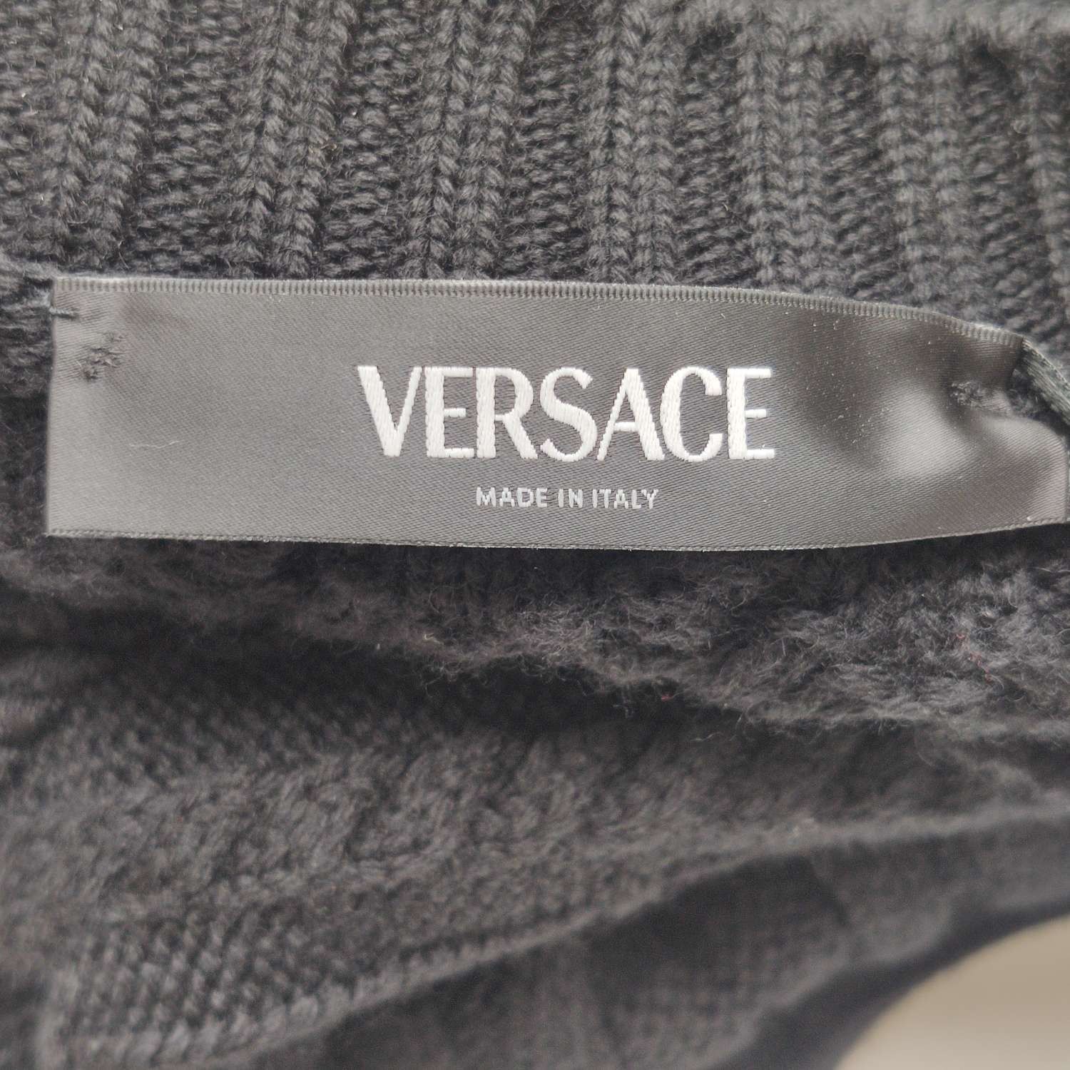 Versace Versace Black Medusa Crewneck Sweater L Size US L / EU 52-54 / 3 - 9 Thumbnail