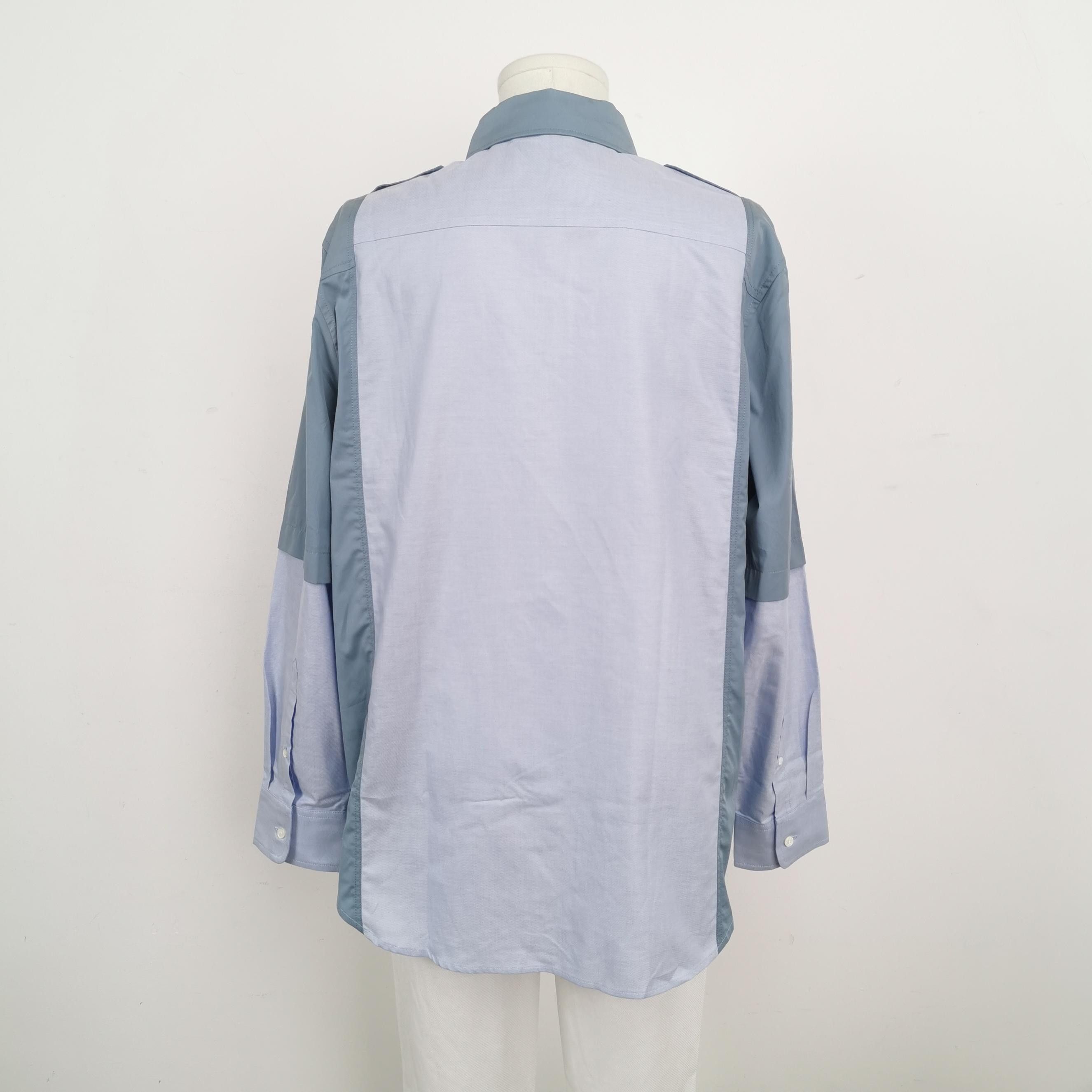 Versace Versace Colorblock Logo Cotton Shirt L/40 Size US L / EU 52-54 / 3 - 4 Thumbnail