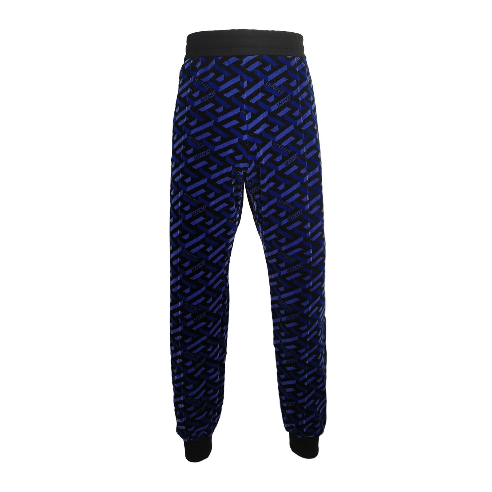 Versace Versace Blue Geometric Pattern Sweatpants Size US 32 / EU 48 - 2 Thumbnail