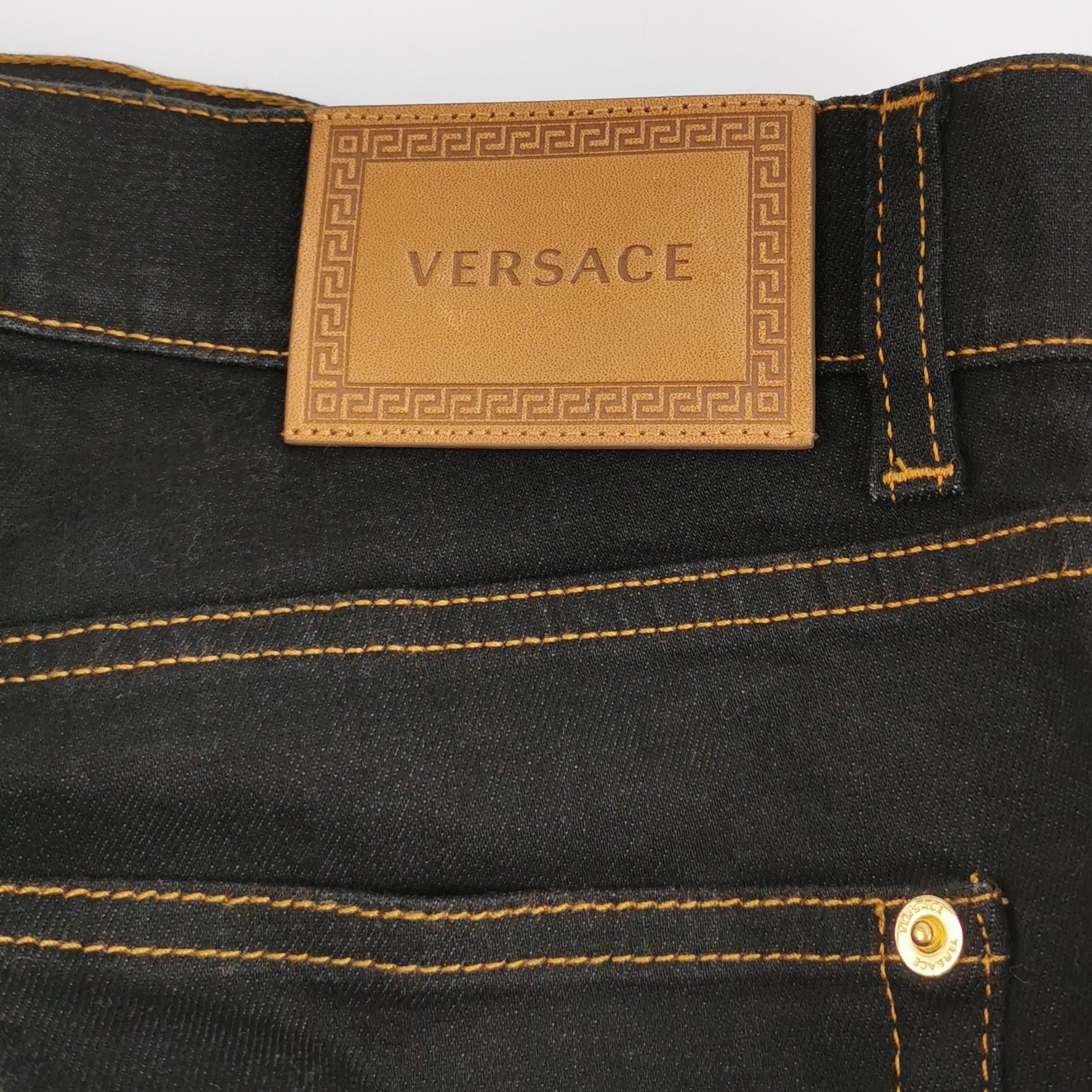 Versace Versace White Shirt with Patterned Collar Size US XL / EU 56 / 4 - 8 Thumbnail