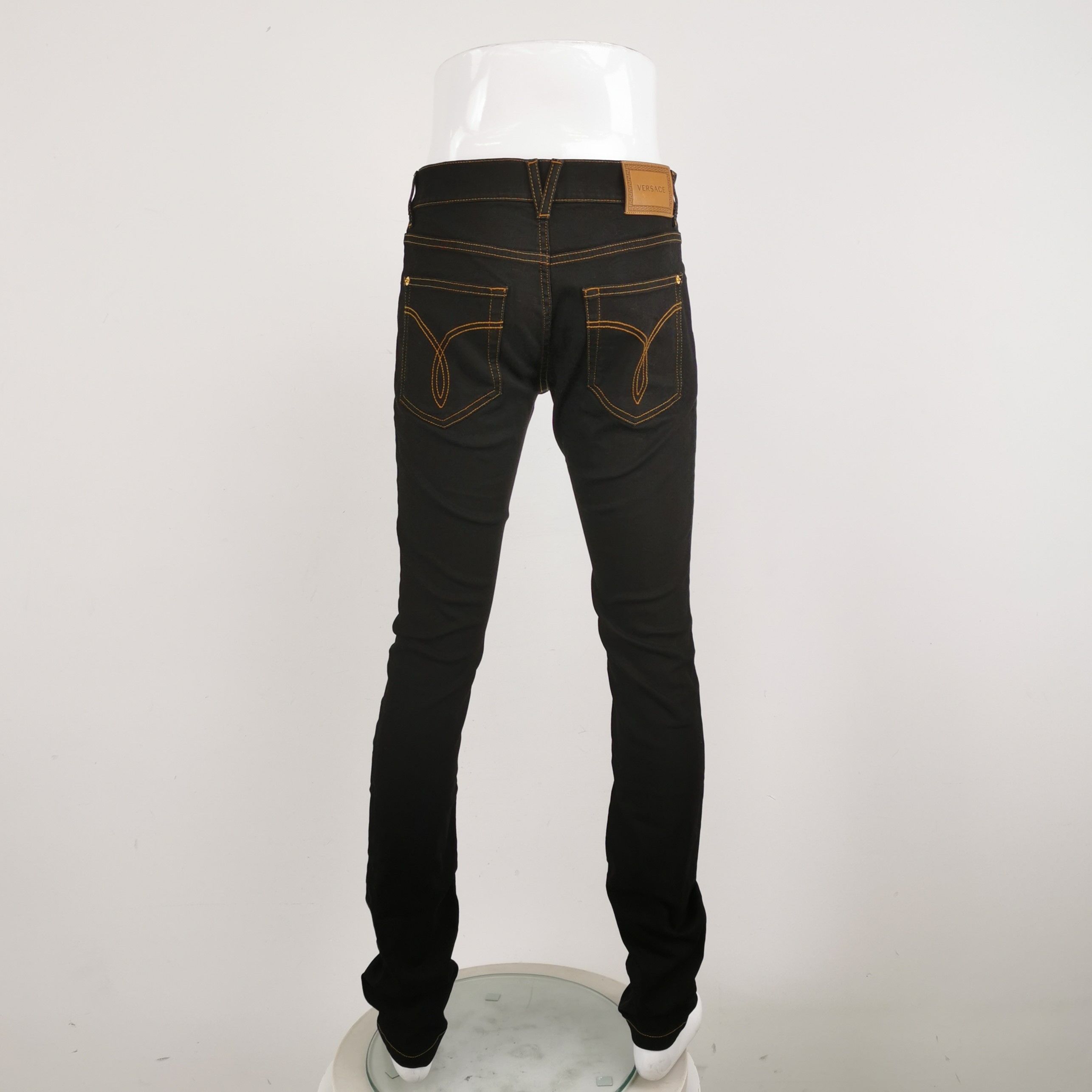 Versace Versace Cotton Logo Slim-Fit Button Pants XS Size US 29 - 5 Thumbnail