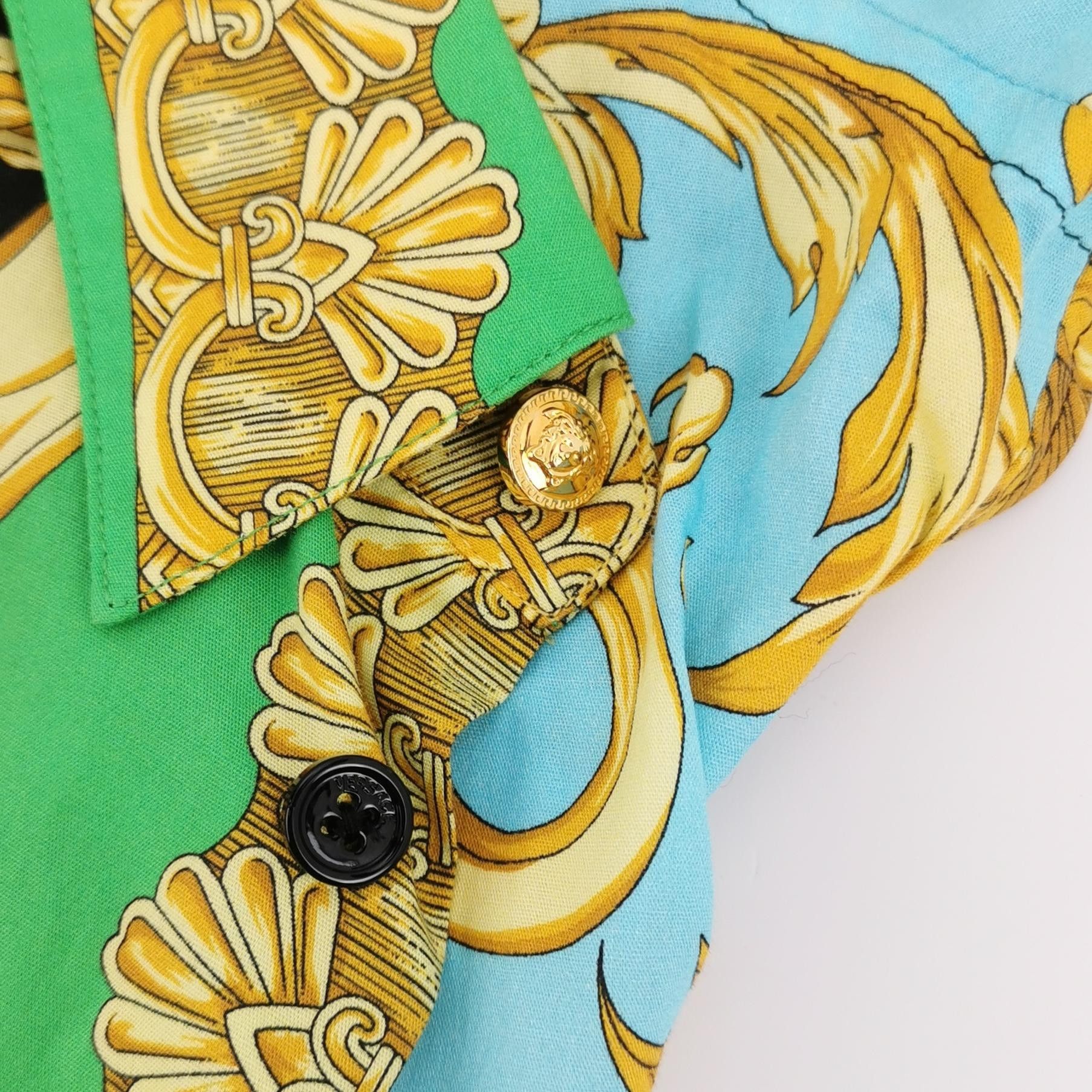 Versace Versace M Size Baroque Print Long-Sleeve Shirt Size US M / EU 48-50 / 2 - 8 Thumbnail