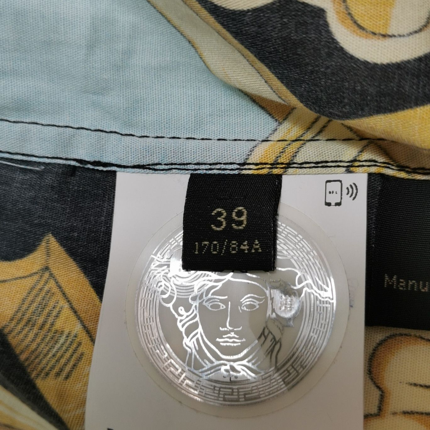 Versace Versace M Size Baroque Print Long-Sleeve Shirt Size US M / EU 48-50 / 2 - 14 Thumbnail