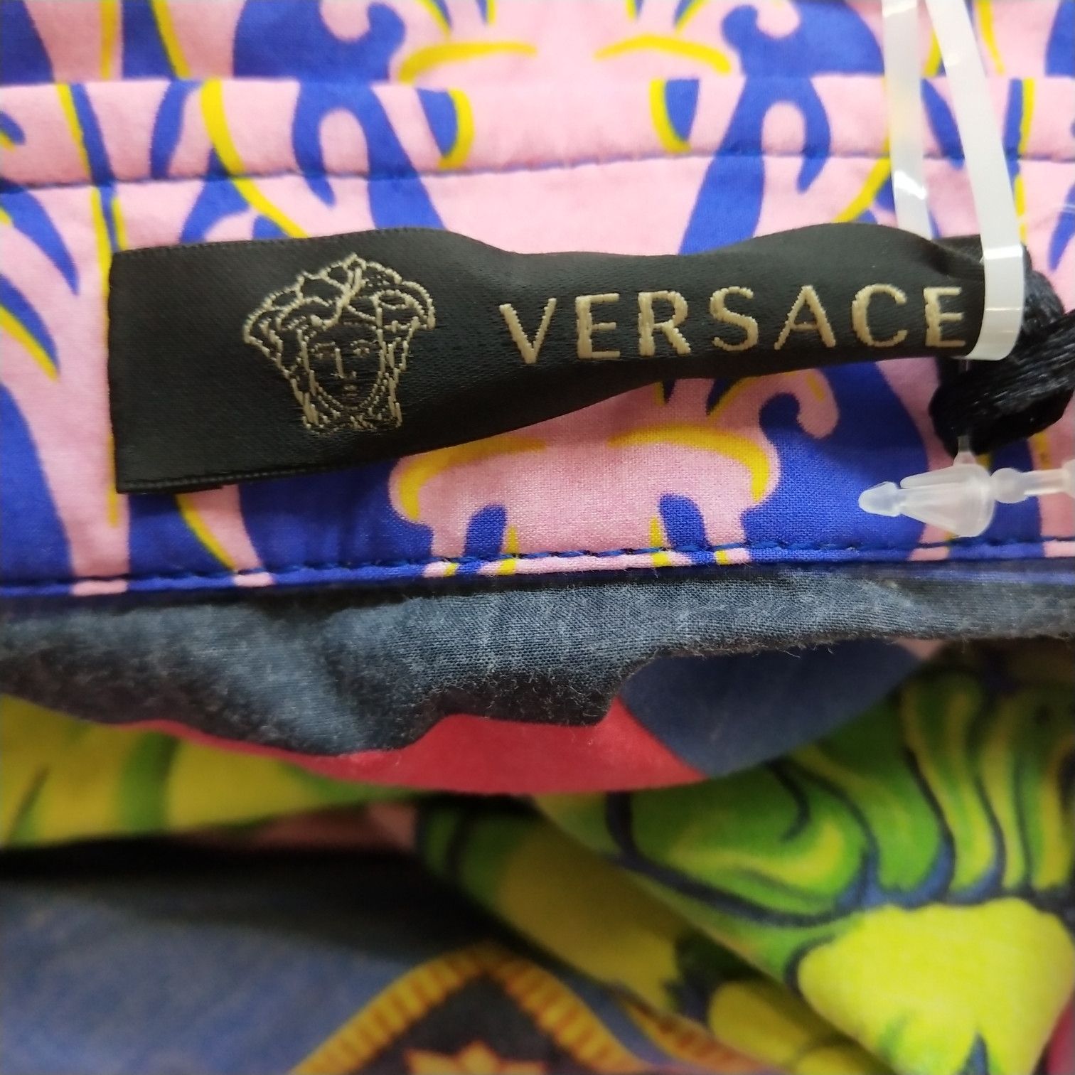Versace Versace XS Cotton Colorblock Logo Crewneck T-Shirt Size US M / EU 48-50 / 2 - 14 Thumbnail