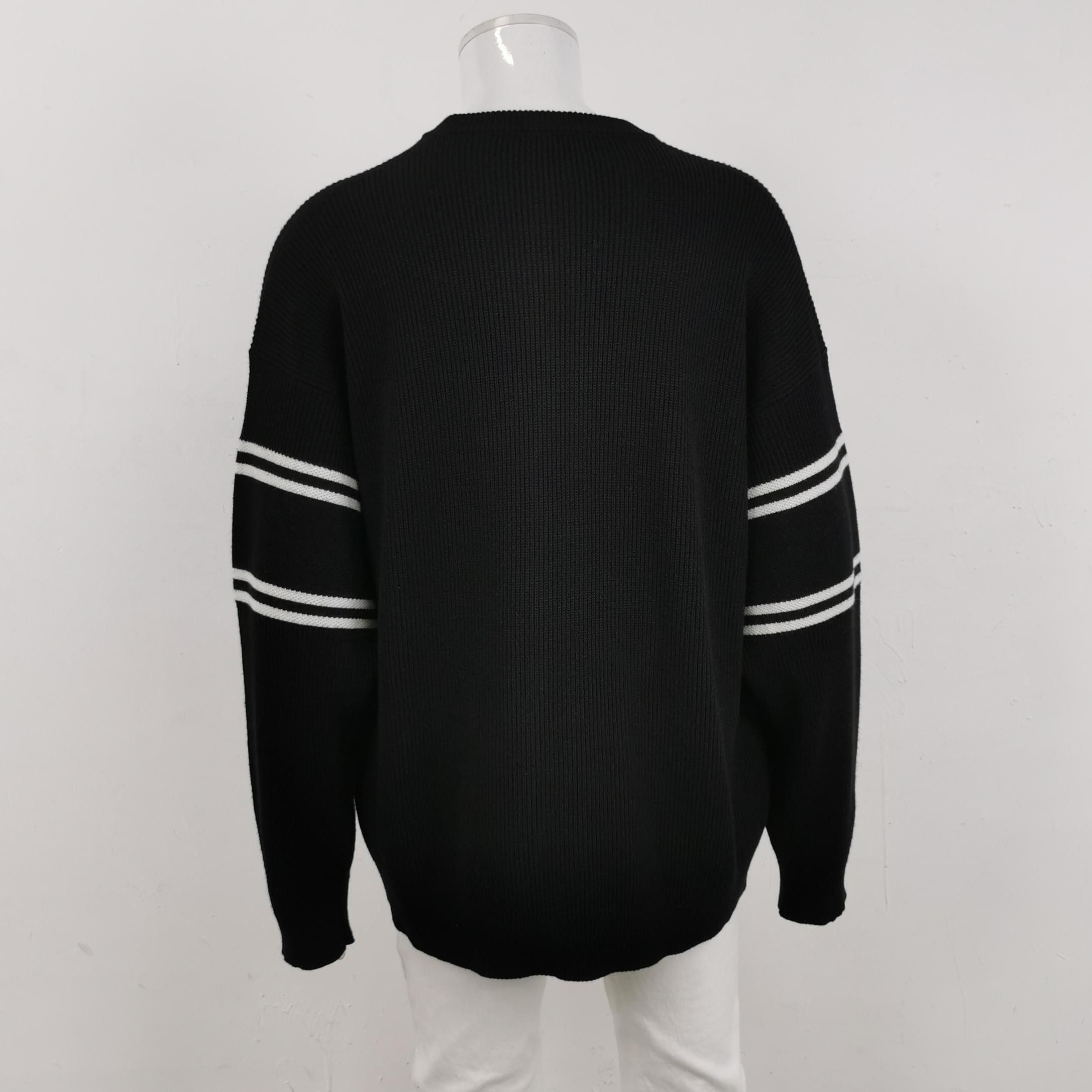 Versace Versace Wool Medusa Stripe Crewneck Sweater Size US XXL / EU 58 / 5 - 3 Thumbnail