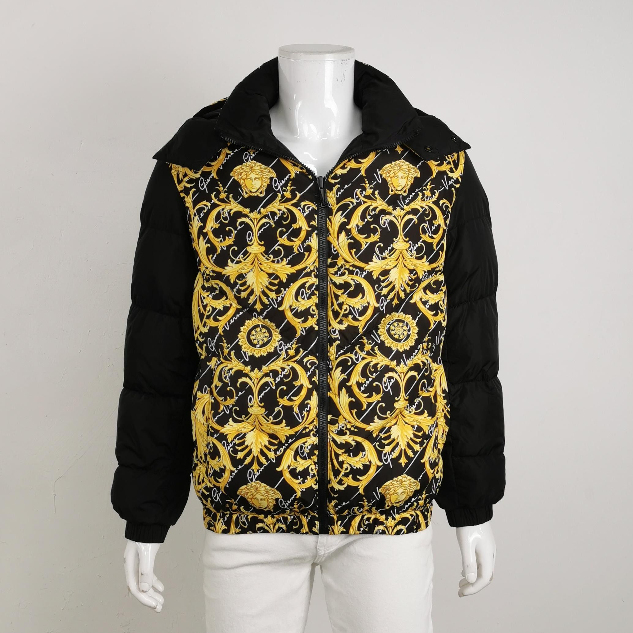 Versace Versace Black Jacket with Gold Medusa Logo M Size US M / EU 48-50 / 2 - 7 Thumbnail