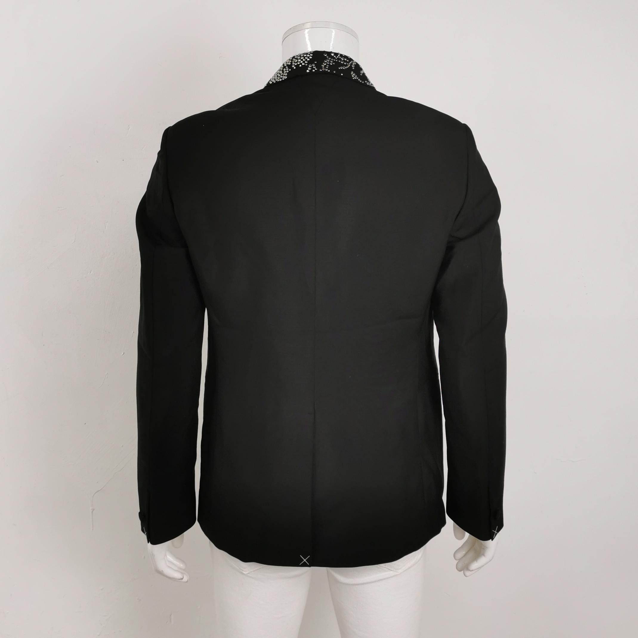 Versace Versace Mohair Wool Blend Lapel Jacket M/EU48 Size US M / EU 48-50 / 2 - 3 Thumbnail