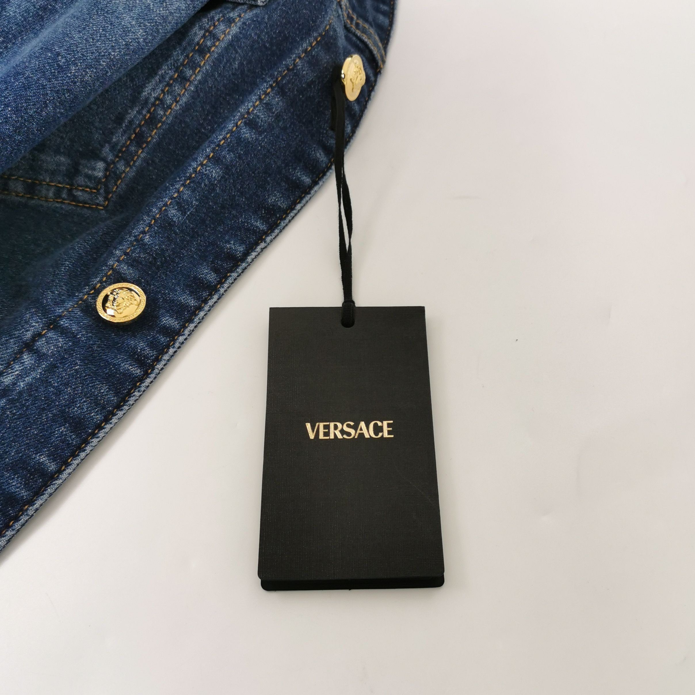Versace Versace Black Cotton Straight-Leg Pants 56 Size US 27 - 8 Thumbnail
