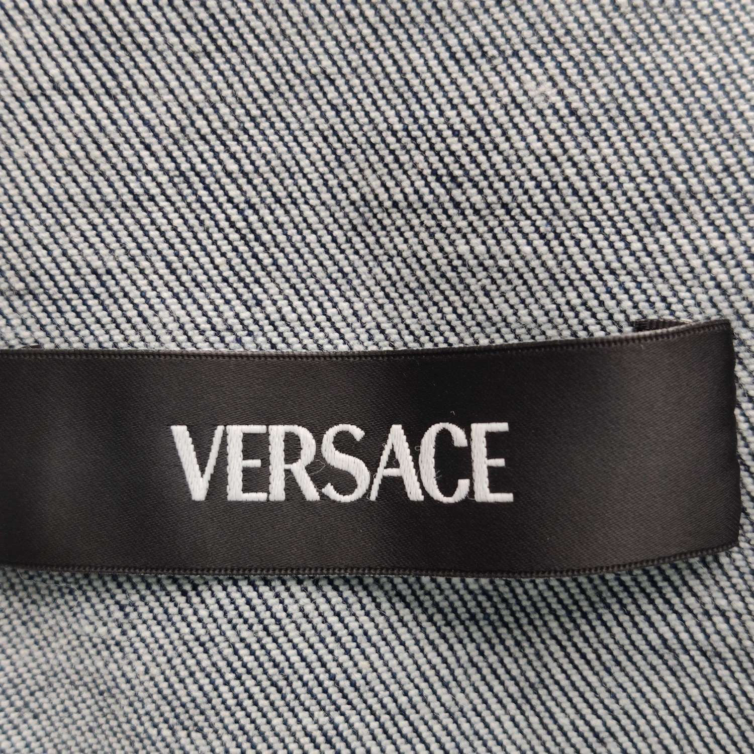 Versace Versace Black Cotton Straight-Leg Pants 56 Size US 27 - 10 Thumbnail
