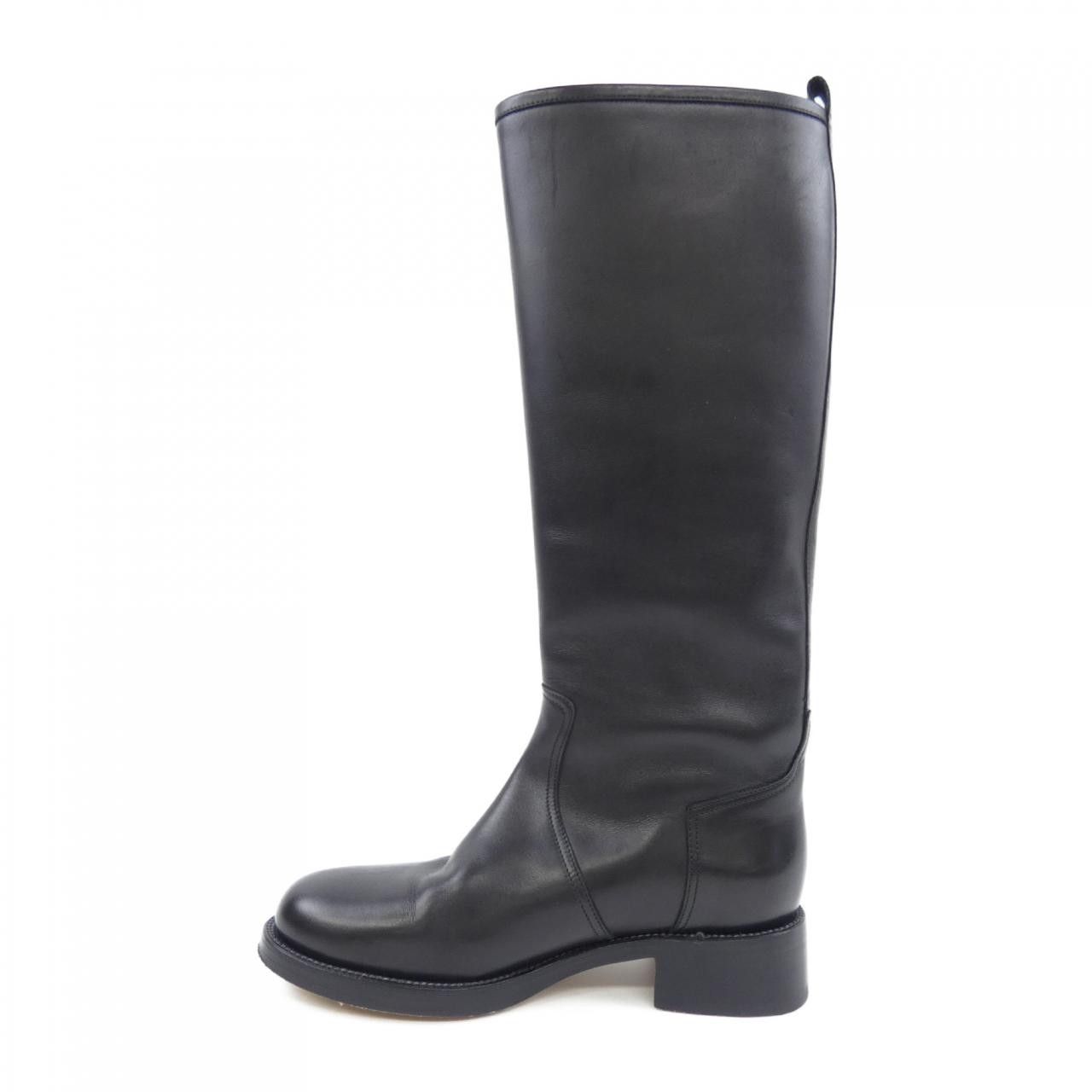 Hermes Hermes Hermes Long Boots Leather Shoes DUTY FREE for USA Size ONE SIZE - 2 Thumbnail