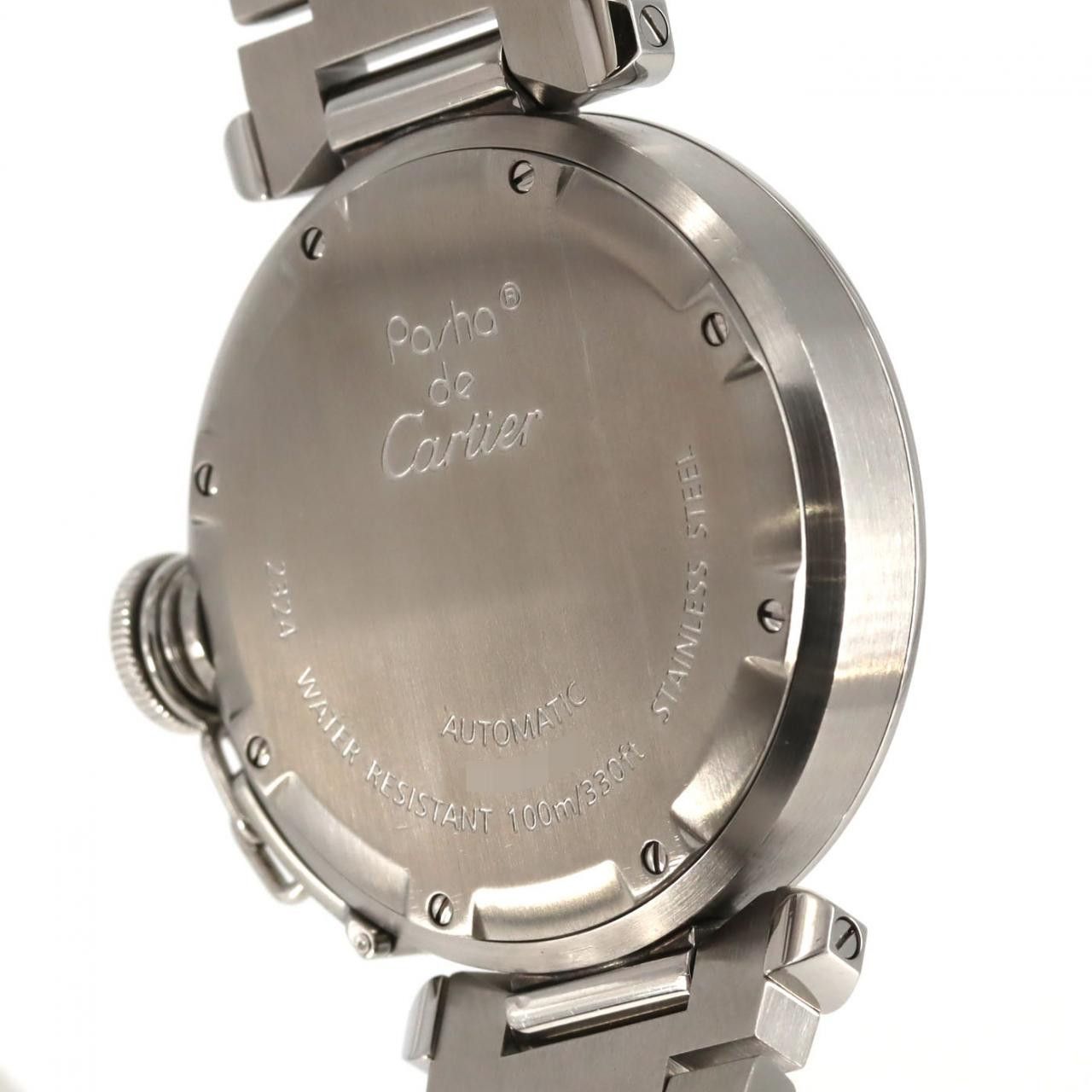 Cartier Cartier Cartier PashaC Stainless Steel Automatic Metal Automatic W31074M7 DUTY FREE for USA Size ONE SIZE - 6 Thumbnail