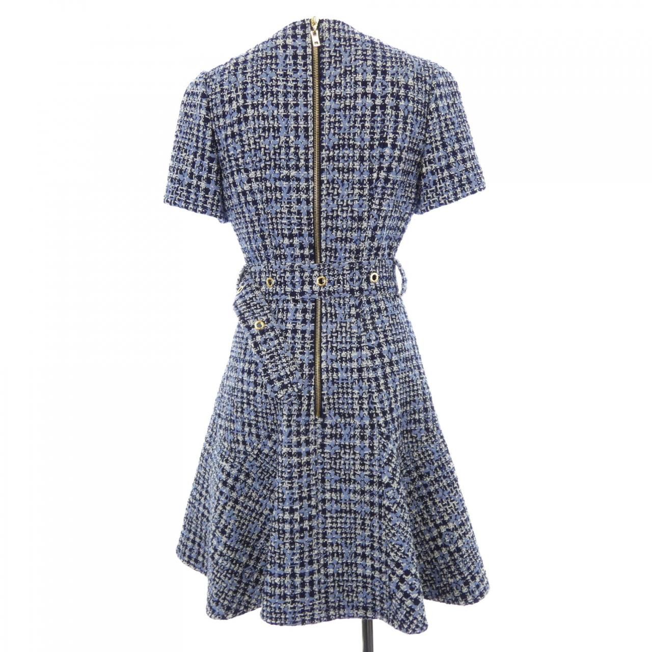 Louis Vuitton Louis Vuitton Louis Vuitton Monogram Tweed Dress Textile Dresses FMDR29JM8 DUTY FREE for USA Size ONE SIZE - 2 Thumbnail