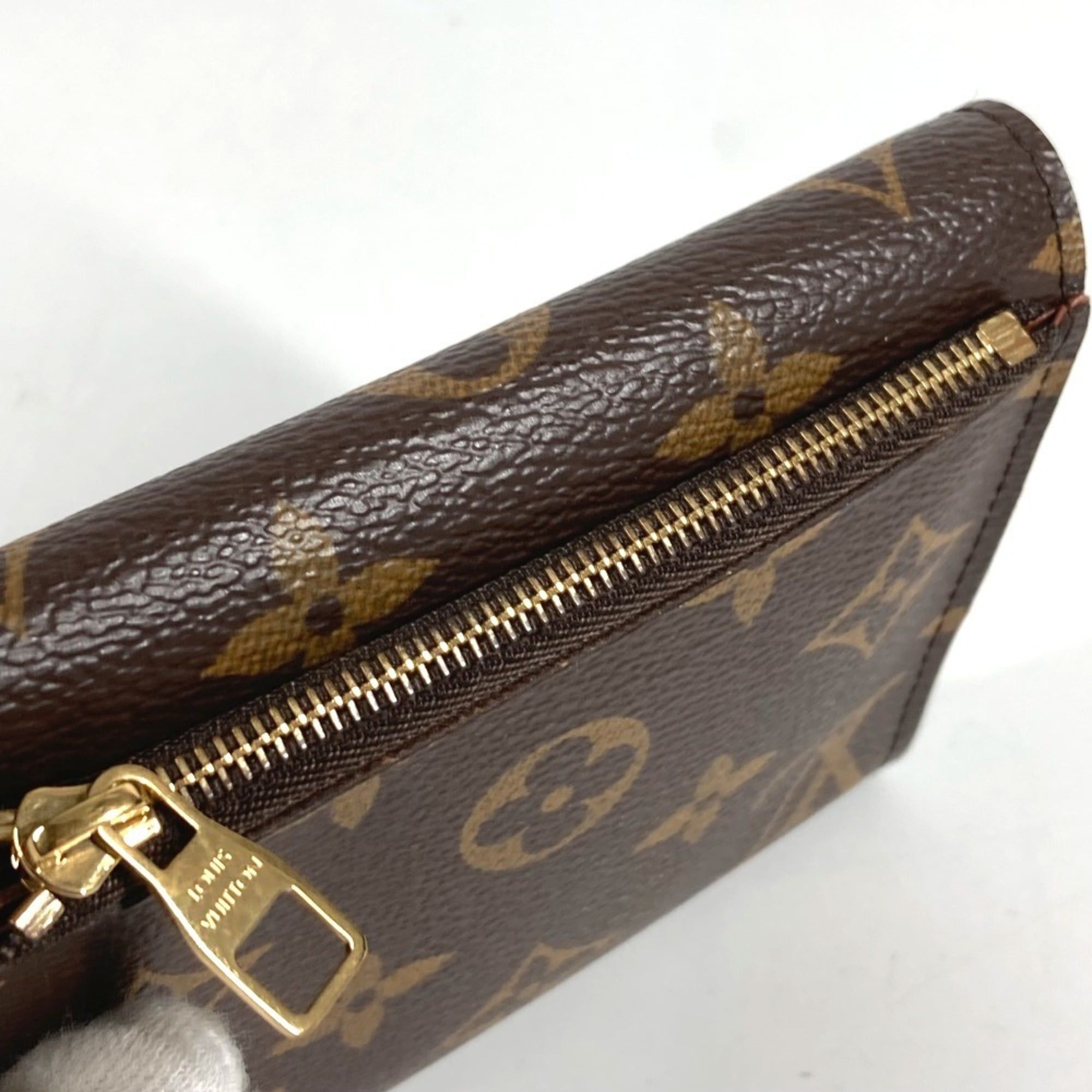 Louis Vuitton LOUIS VUITTON M60402 Monogram Portefeuille Anais Compact Wallet, Flap Trifold Canvas, Women's, Brown Size ONE SIZE - 6 Thumbnail
