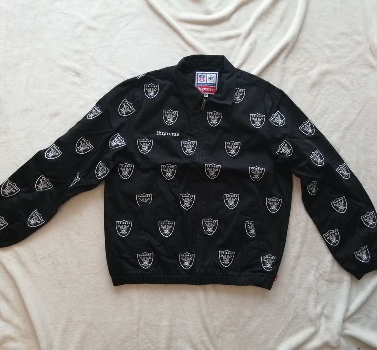 Supreme raiders clearance jacket