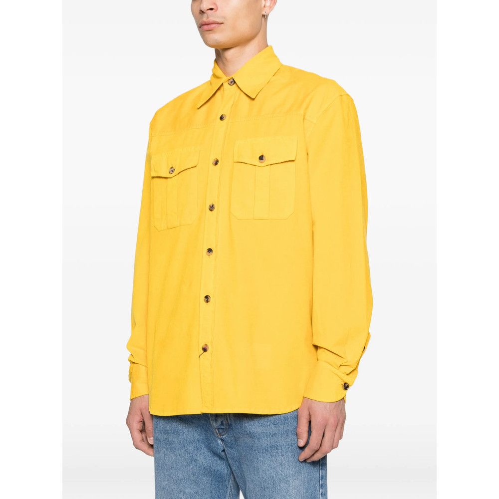 Isaia Isaia YELLOW Shirts Size US XXL / EU 58 / 5 - 3 Thumbnail