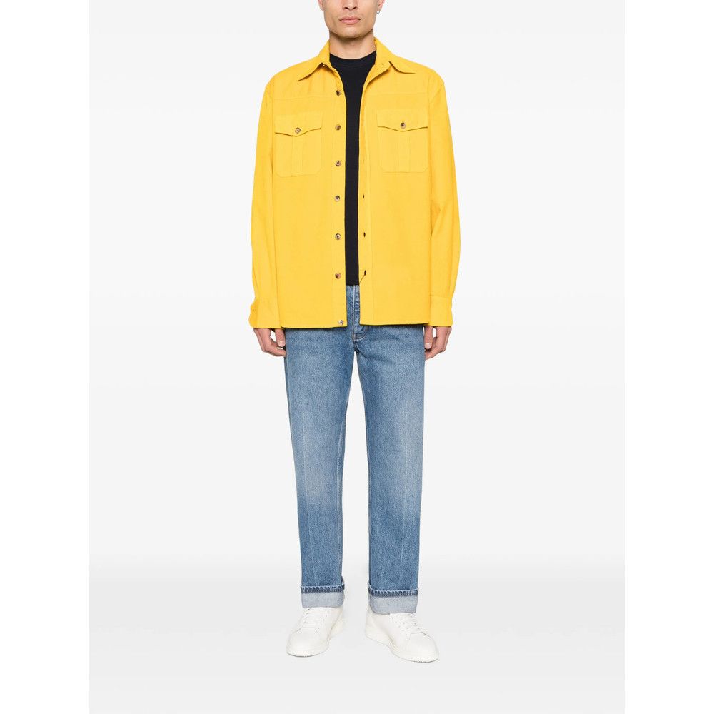 Isaia Isaia YELLOW Shirts Size US XXL / EU 58 / 5 - 5 Thumbnail