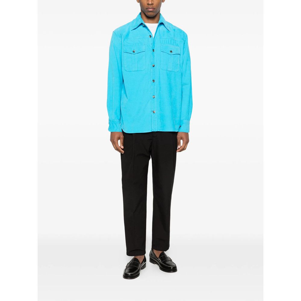 Isaia Isaia BLUE Shirts Size US XXL / EU 58 / 5 - 2 Thumbnail