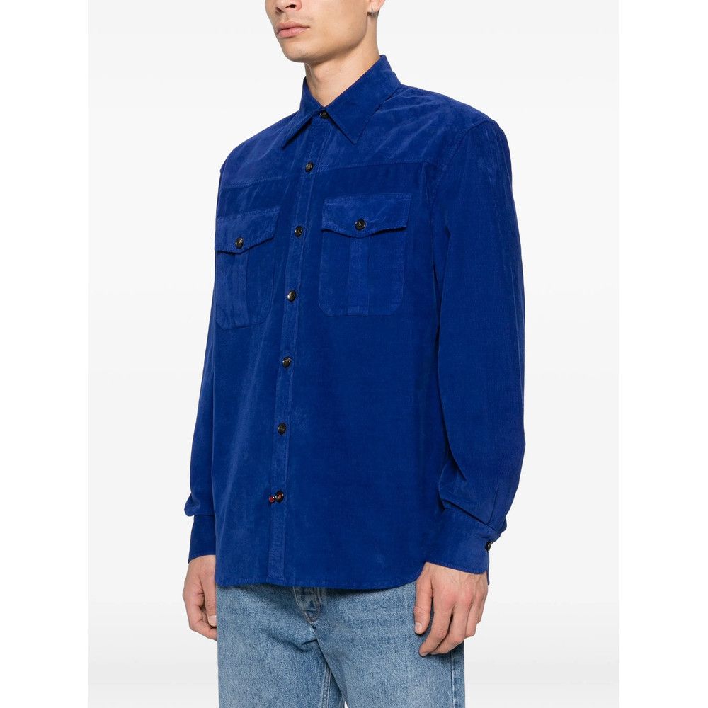 Isaia Isaia BLUE Shirts Size US XXL / EU 58 / 5 - 2 Thumbnail