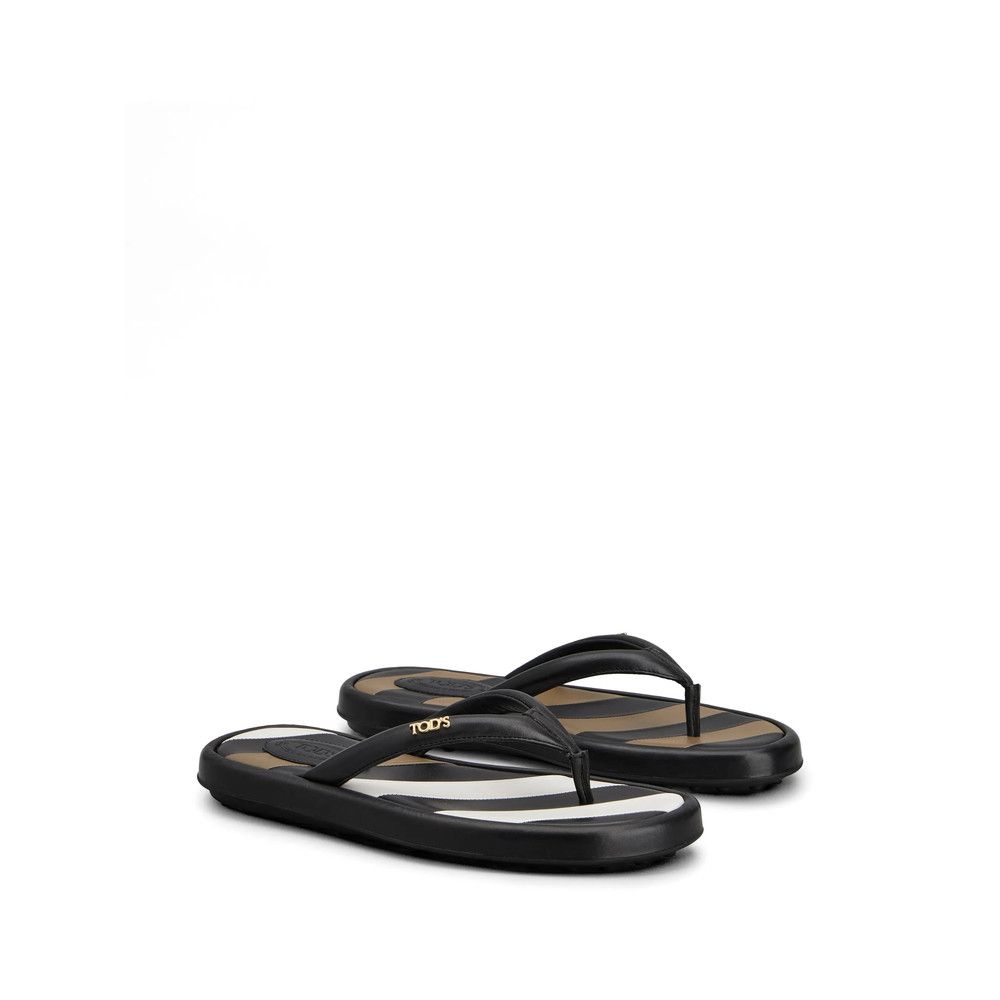 Tod's Tod's BLACK Flip-Flops & Slides Size US 10 / IT 40 - 5 Thumbnail