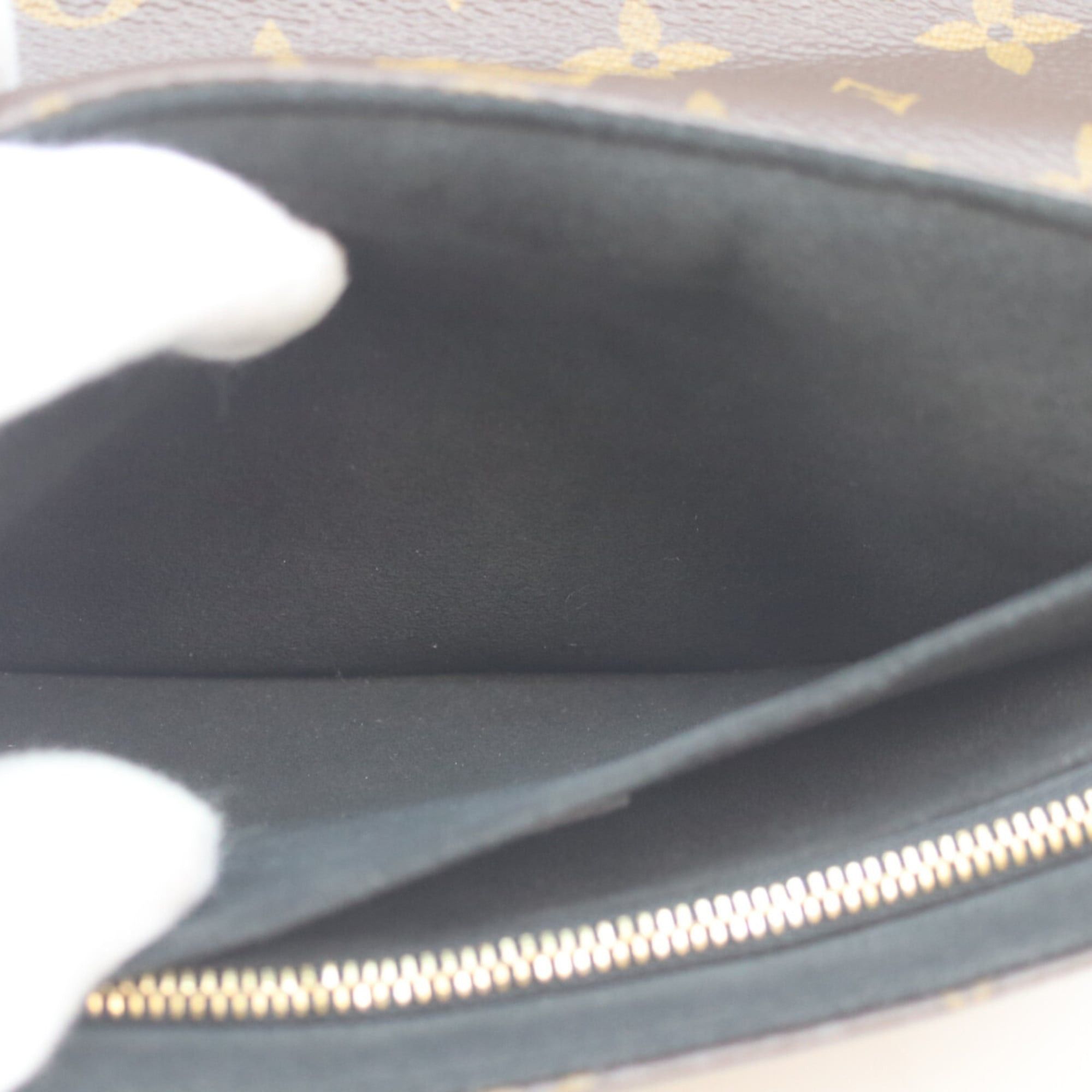 Louis Vuitton LOUIS VUITTON 2019 M43714 Monogram Taurillon Noir Saint-Placide Shoulder Bag Brown/Black Women's Size ONE SIZE - 14 Thumbnail