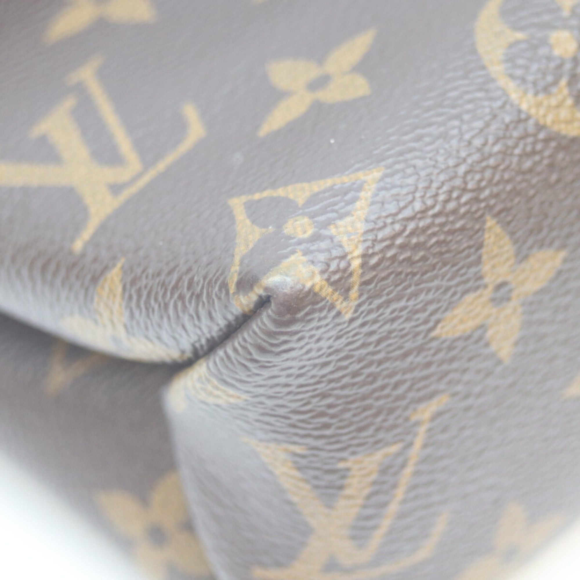 Louis Vuitton LOUIS VUITTON 2019 M43714 Monogram Taurillon Noir Saint-Placide Shoulder Bag Brown/Black Women's Size ONE SIZE - 8 Thumbnail