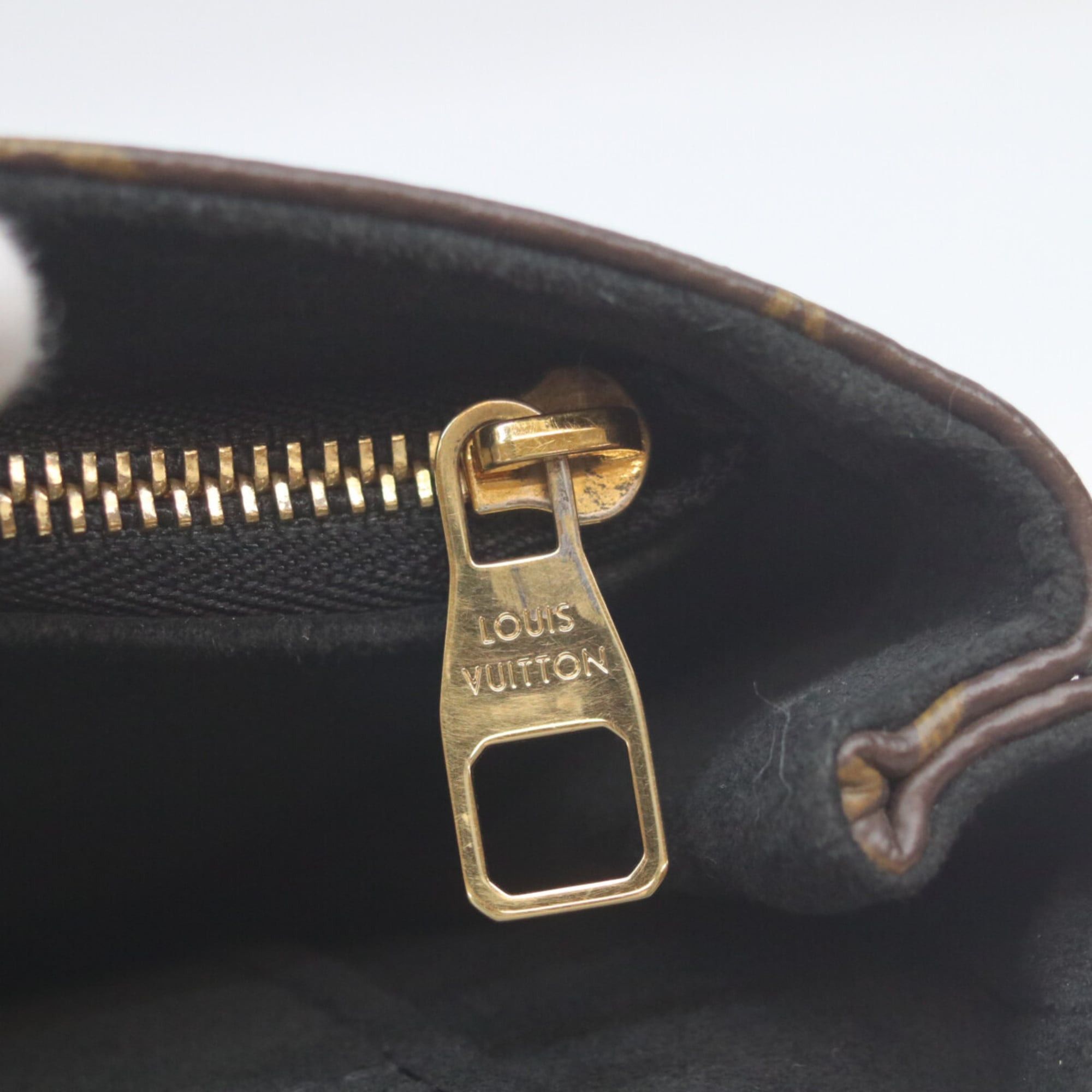 Louis Vuitton LOUIS VUITTON 2019 M43714 Monogram Taurillon Noir Saint-Placide Shoulder Bag Brown/Black Women's Size ONE SIZE - 16 Thumbnail