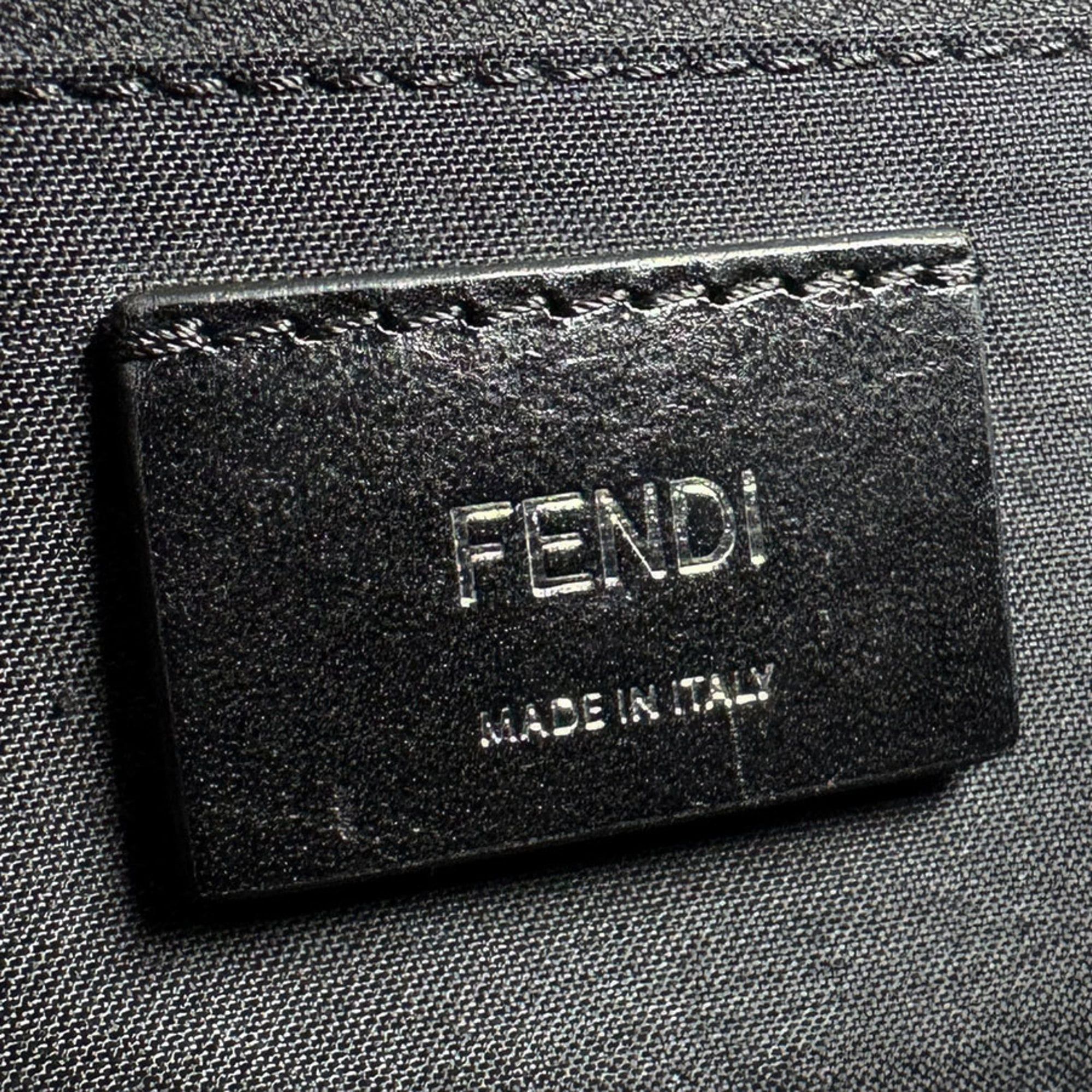 Fendi FENDI Men's Bucket Waist Bag in Fabric and Rubber, Black Red, 7VA472 AA3X, Free Shipping, z8806 Size ONE SIZE - 11 Thumbnail