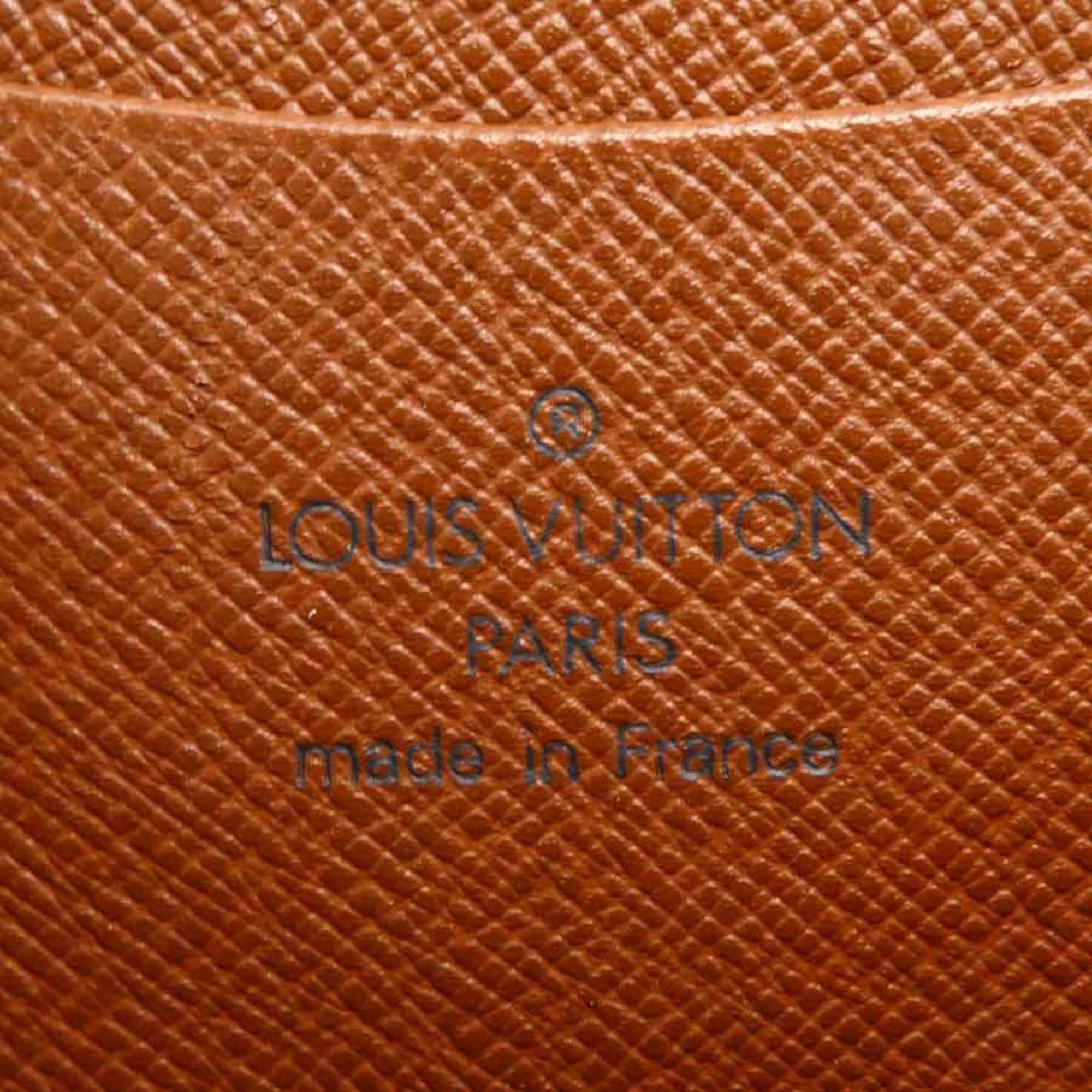 Louis Vuitton Louis Vuitton Monogram Porte-Monnaie Zip-Around Long Wallet in Brown Canvas for Men and Women, Free Shipping (r11056a) Size ONE SIZE - 11 Thumbnail
