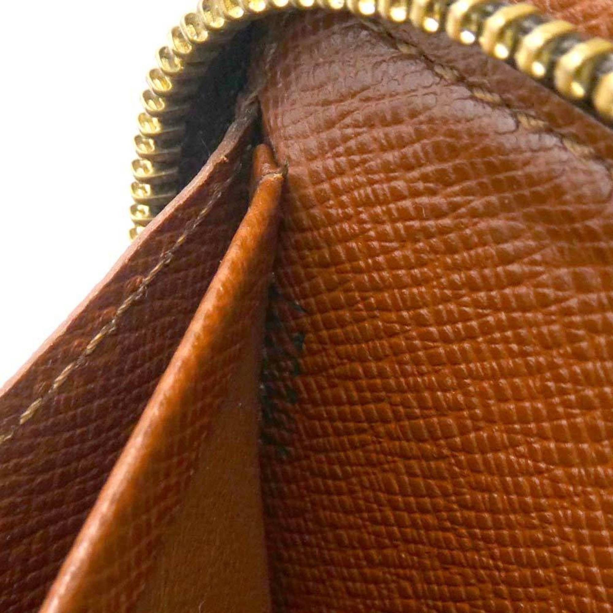 Louis Vuitton Louis Vuitton Monogram Porte-Monnaie Zip-Around Long Wallet in Brown Canvas for Men and Women, Free Shipping (r11056a) Size ONE SIZE - 12 Thumbnail