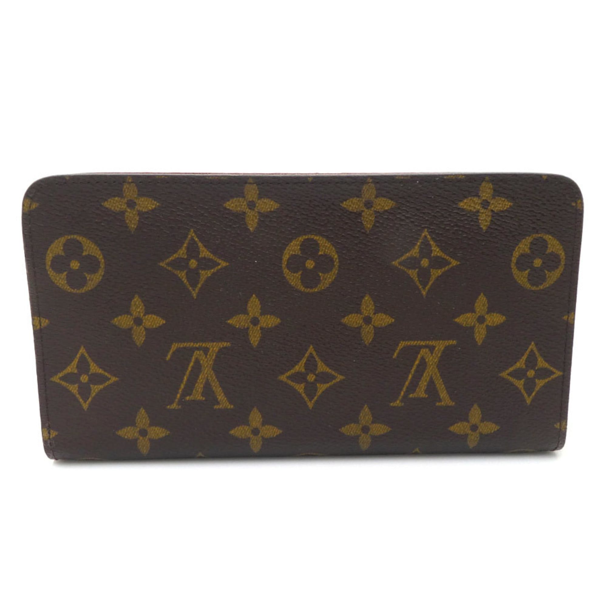 Louis Vuitton Louis Vuitton Monogram Porte-Monnaie Zip-Around Long Wallet in Brown Canvas for Men and Women, Free Shipping (r11056a) Size ONE SIZE - 2 Thumbnail
