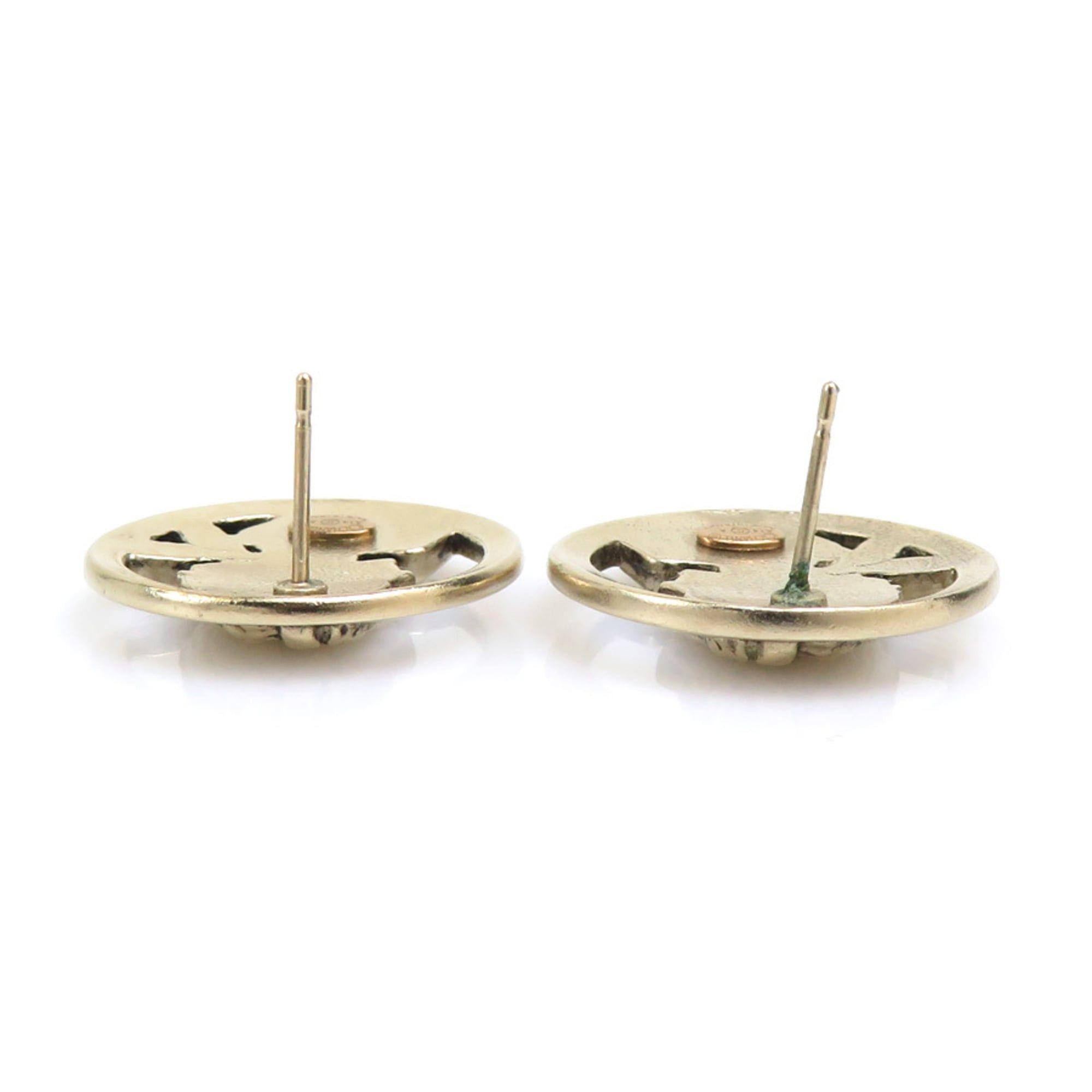 Chanel CHANEL Mademoiselle Metal Gold Earrings for Women, Free Shipping, h31996a Size ONE SIZE - 7 Thumbnail