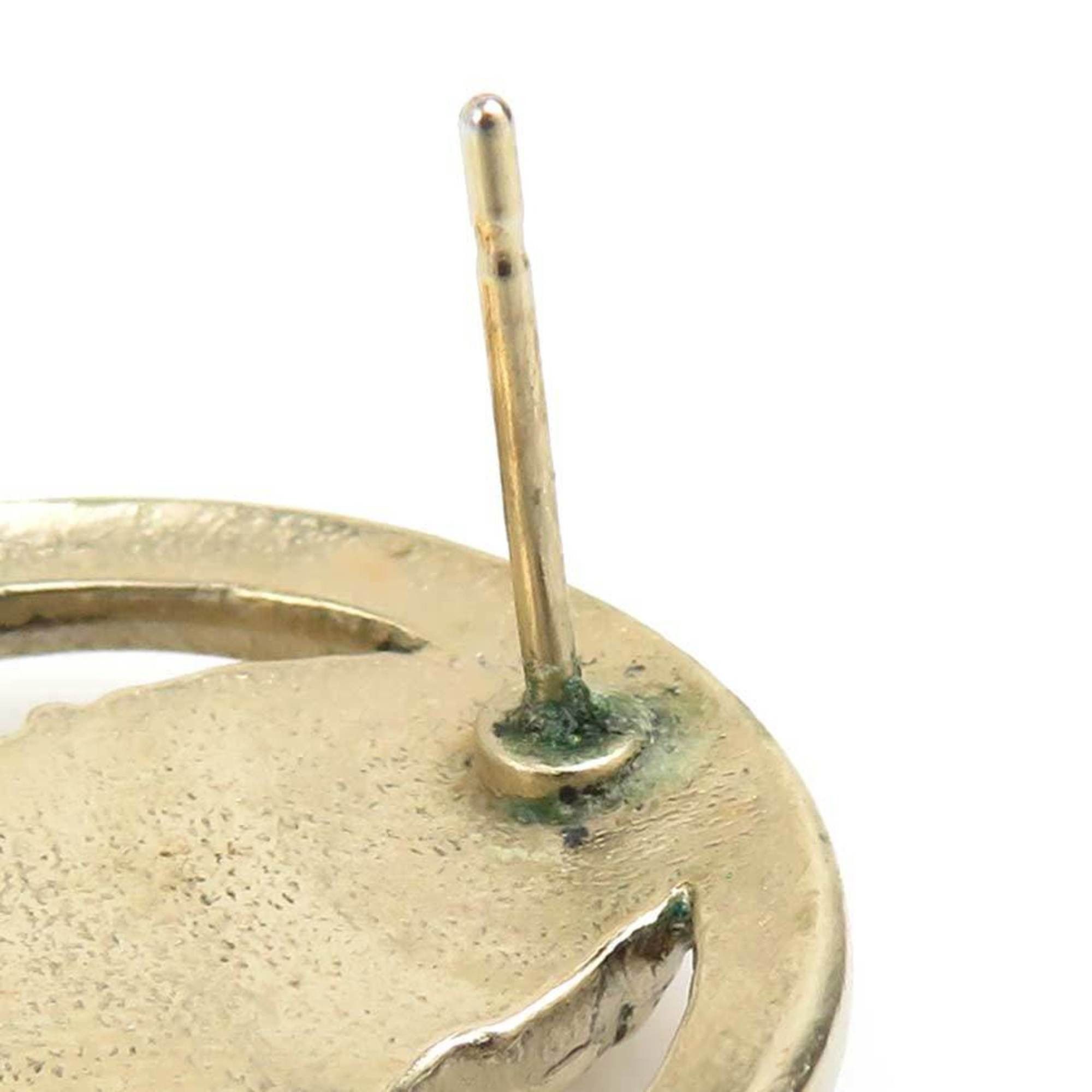 Chanel CHANEL Mademoiselle Metal Gold Earrings for Women, Free Shipping, h31996a Size ONE SIZE - 9 Thumbnail