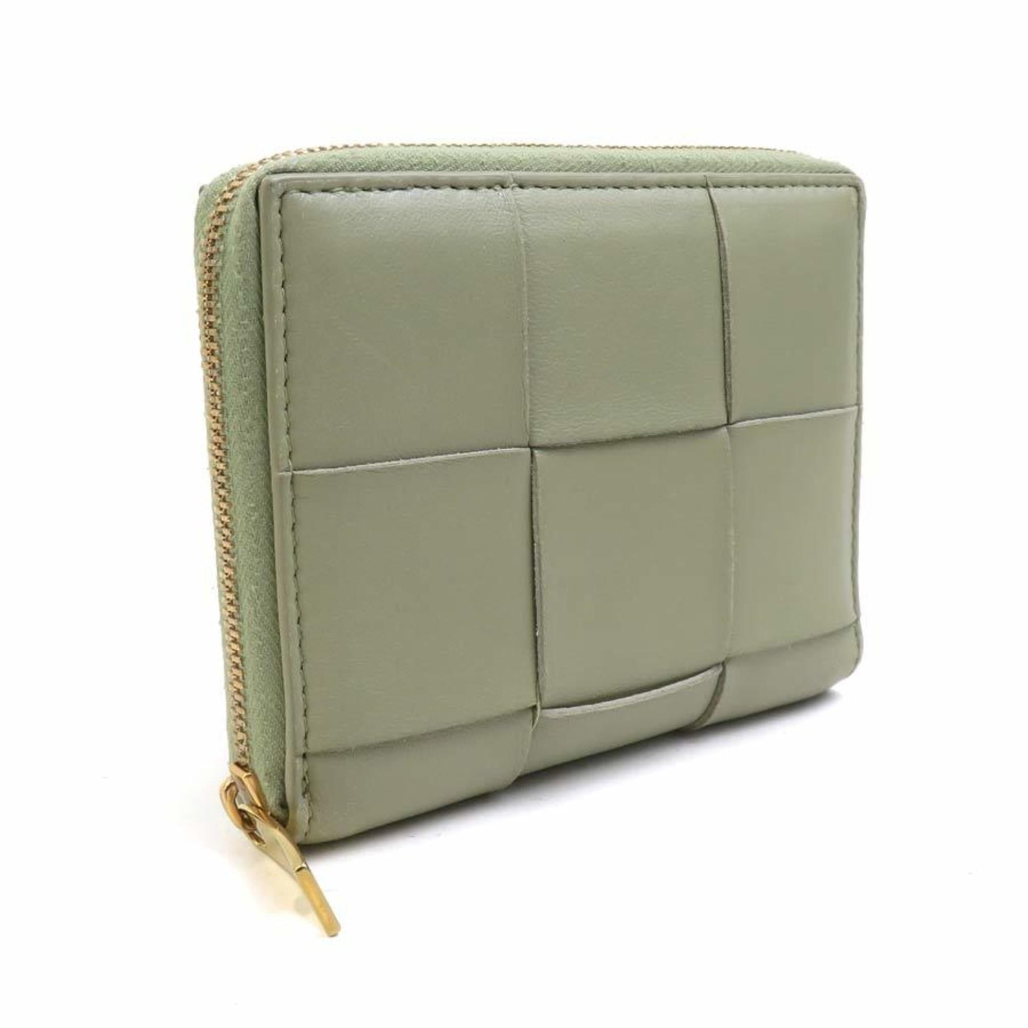 Bottega Veneta Bottega Veneta Leather Wallet in Green for Men and Women, Free Shipping, r11058a Size ONE SIZE - 2 Thumbnail