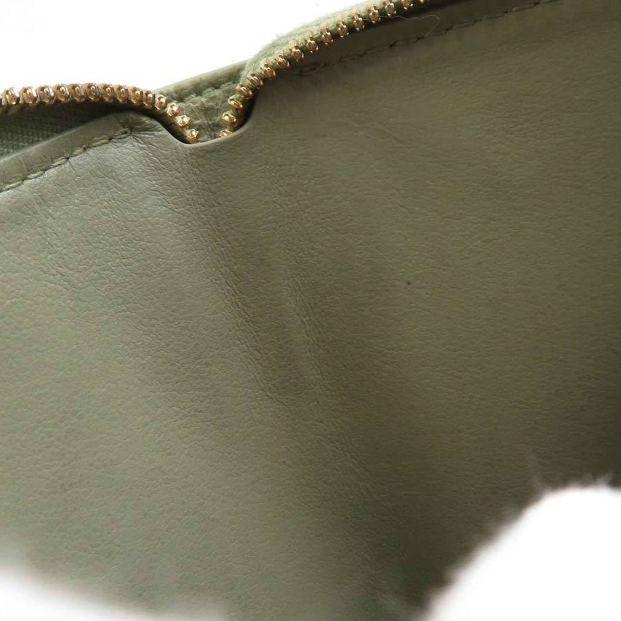 Bottega Veneta Bottega Veneta Leather Wallet in Green for Men and Women, Free Shipping, r11058a Size ONE SIZE - 10 Thumbnail