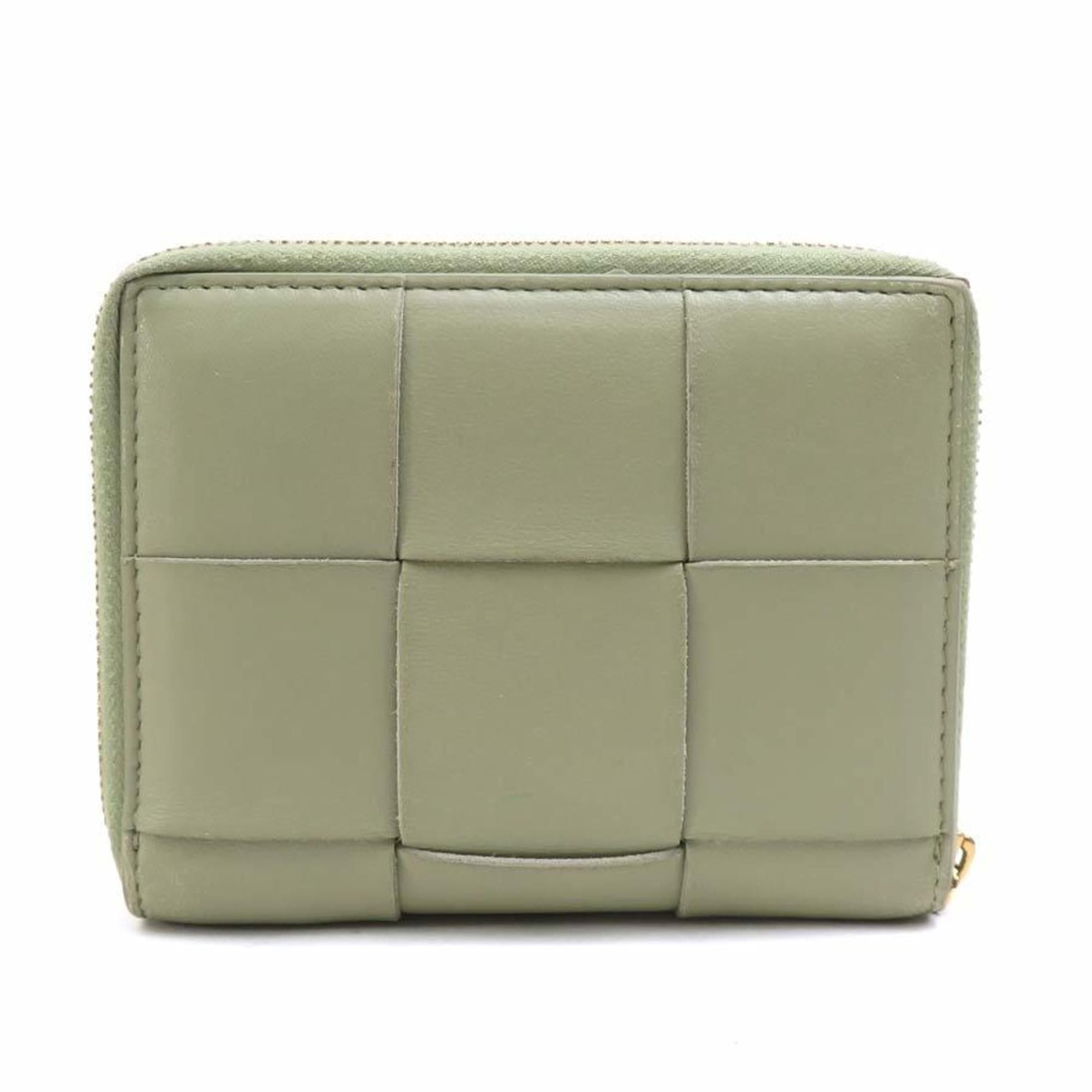 Bottega Veneta Bottega Veneta Leather Wallet in Green for Men and Women, Free Shipping, r11058a Size ONE SIZE - 3 Thumbnail