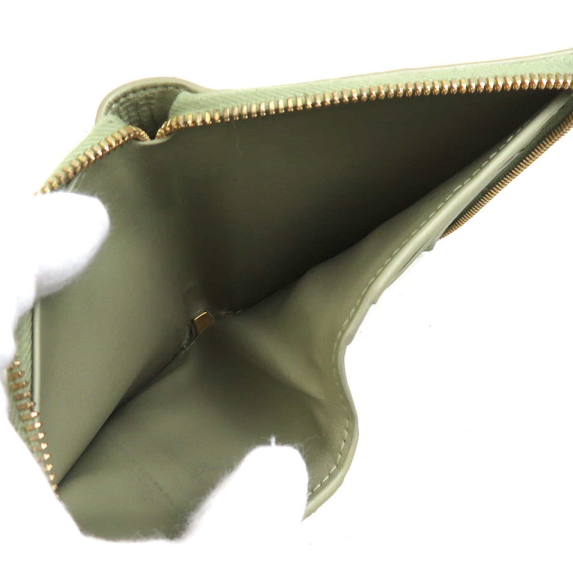 Bottega Veneta Bottega Veneta Leather Wallet in Green for Men and Women, Free Shipping, r11058a Size ONE SIZE - 6 Thumbnail