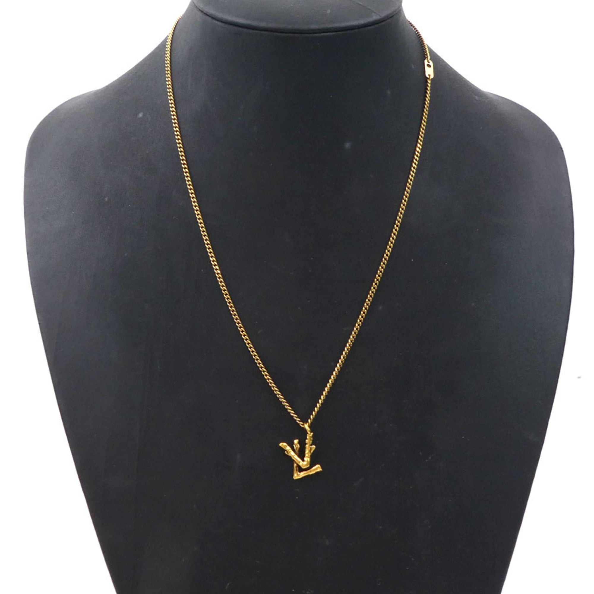 Louis Vuitton Louis Vuitton LV Twig Pendant Necklace in Gold, Women's, MP2456, Free Shipping, H32000a Size ONE SIZE - 10 Thumbnail