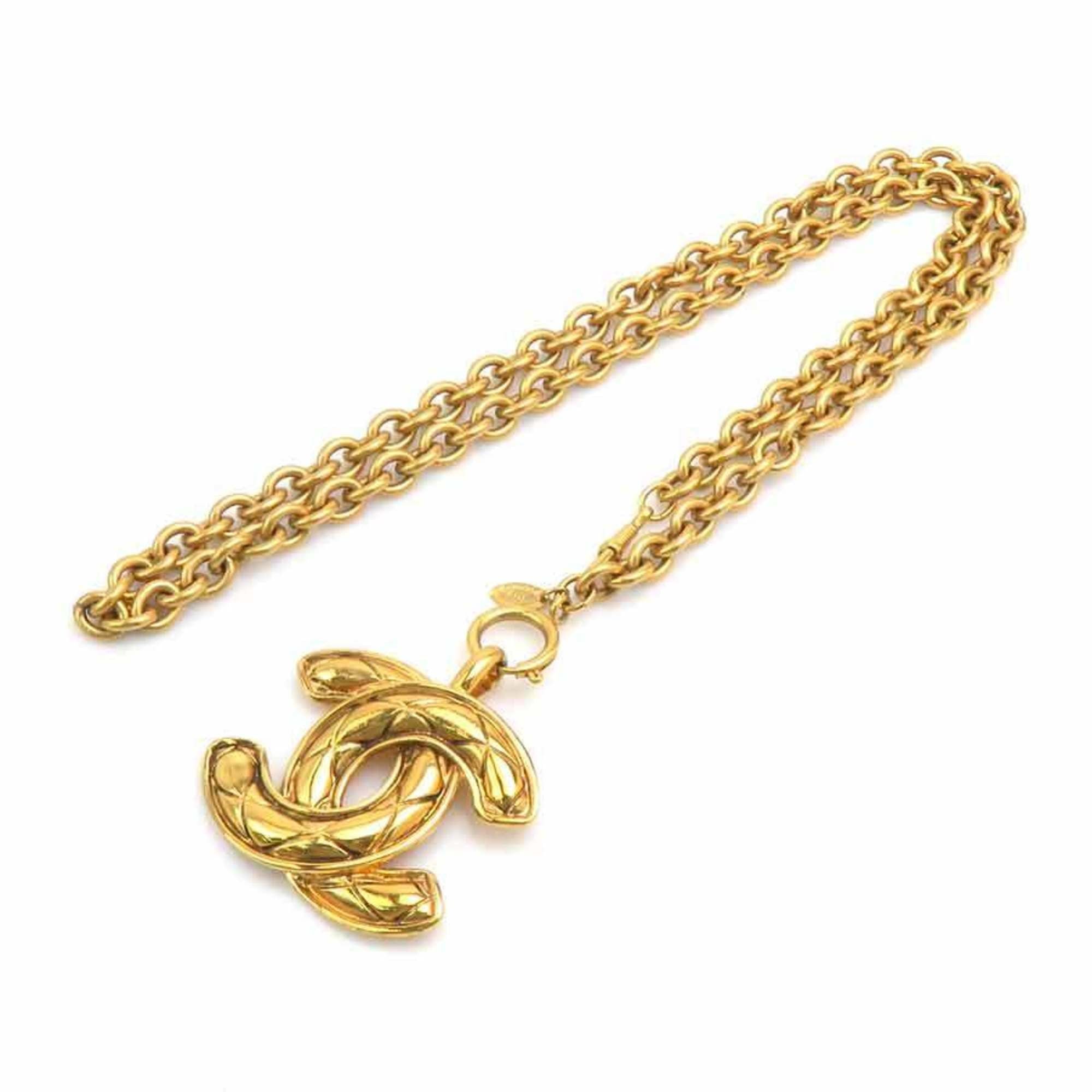 Chanel CHANEL Coco Mark Metal Gold Necklace for Women, Free Shipping, e61571a Size ONE SIZE - 10 Thumbnail