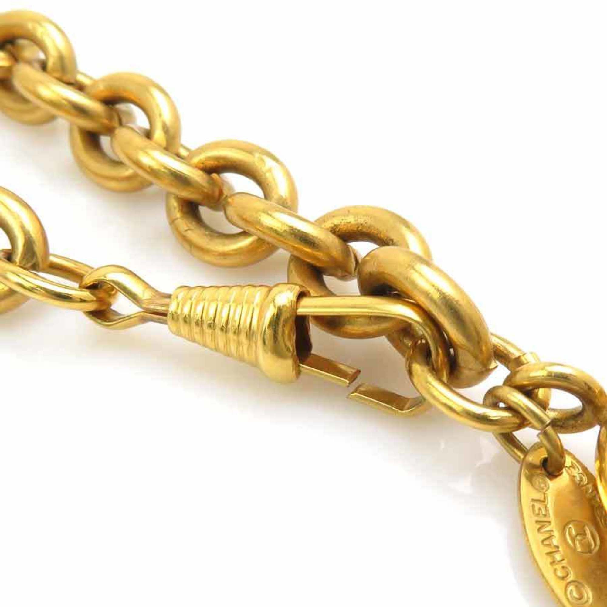 Chanel CHANEL Coco Mark Metal Gold Necklace for Women, Free Shipping, e61571a Size ONE SIZE - 6 Thumbnail