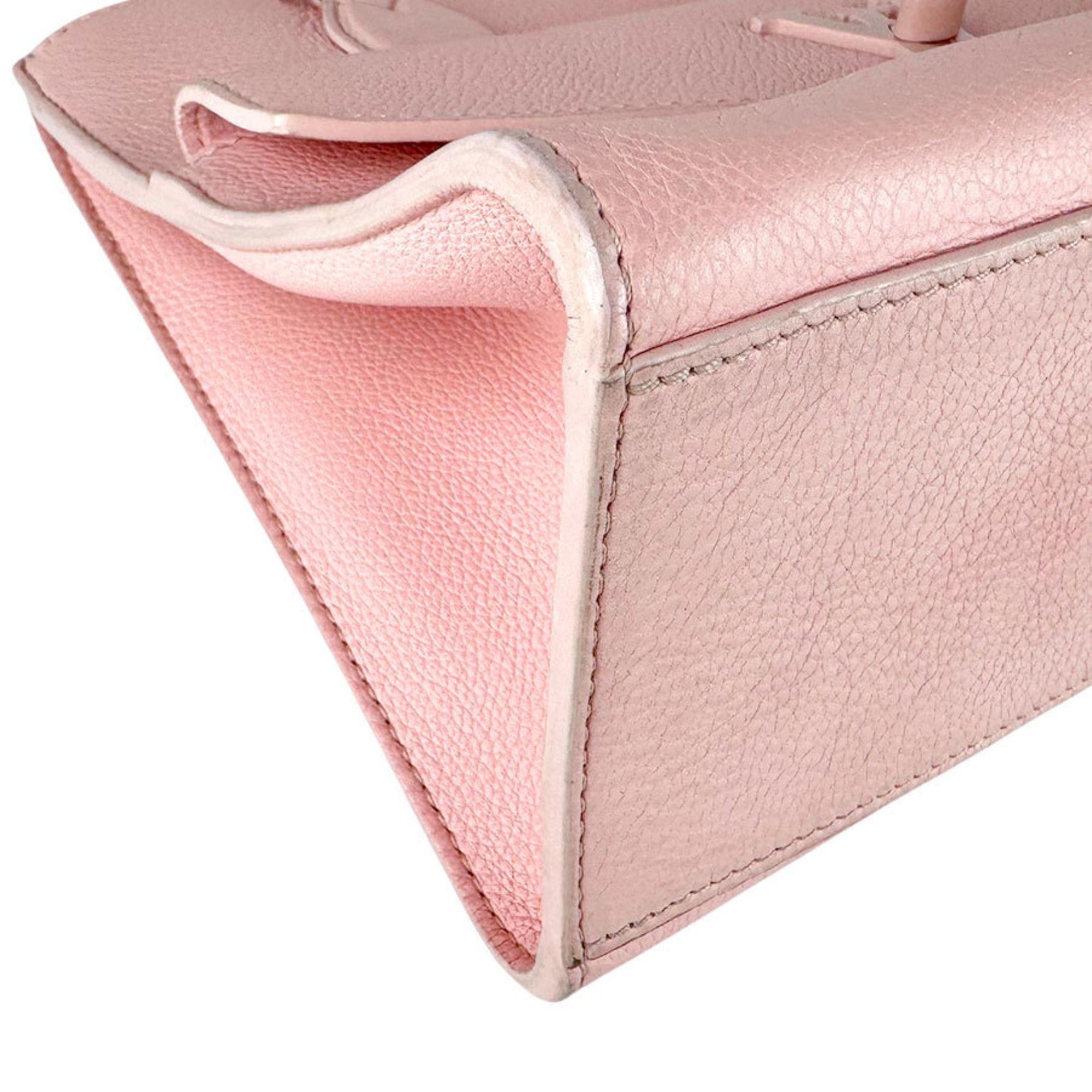 Louis Vuitton Louis Vuitton Lockme Tote PM Leather Shoulder Bag, Pink, Women's, M55818, Free Shipping, z8811 Size ONE SIZE - 9 Thumbnail